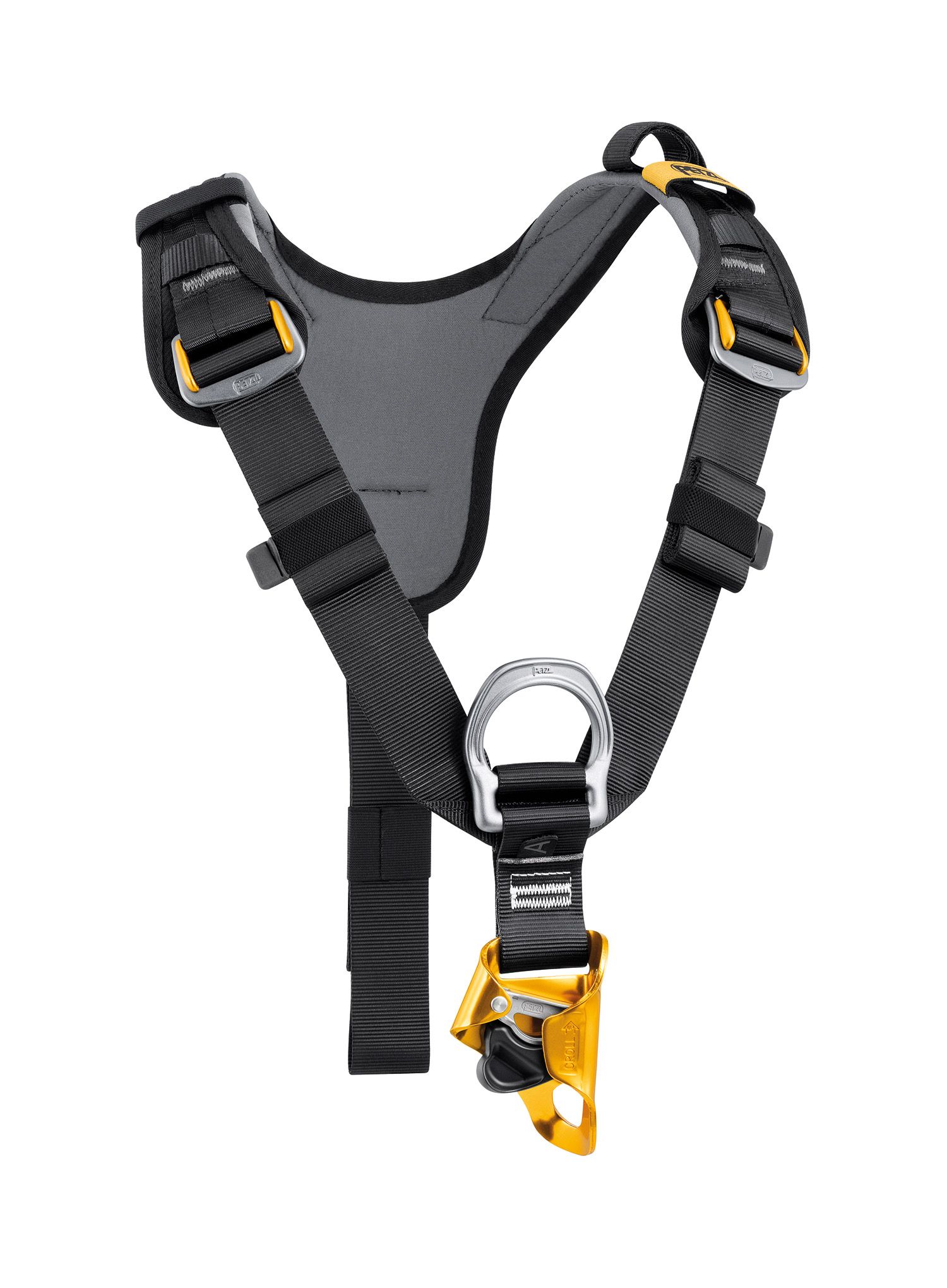 Розвантажувальна система Petzl Top Croll L - black/yellow