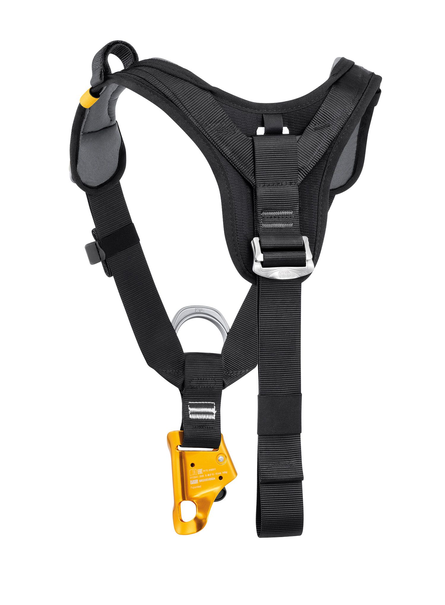Розвантажувальна система Petzl Top Croll L - black/yellow