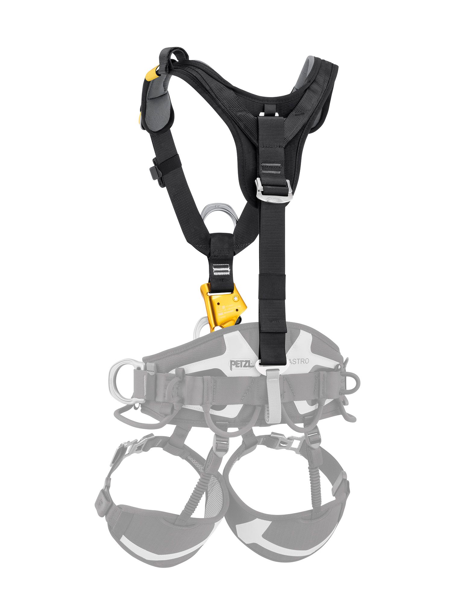 Розвантажувальна система Petzl Top Croll L - black/yellow