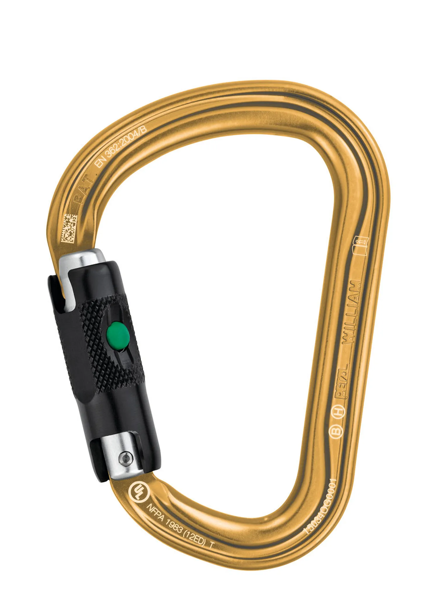 Карабін Petzl William Ball-Lock - gold