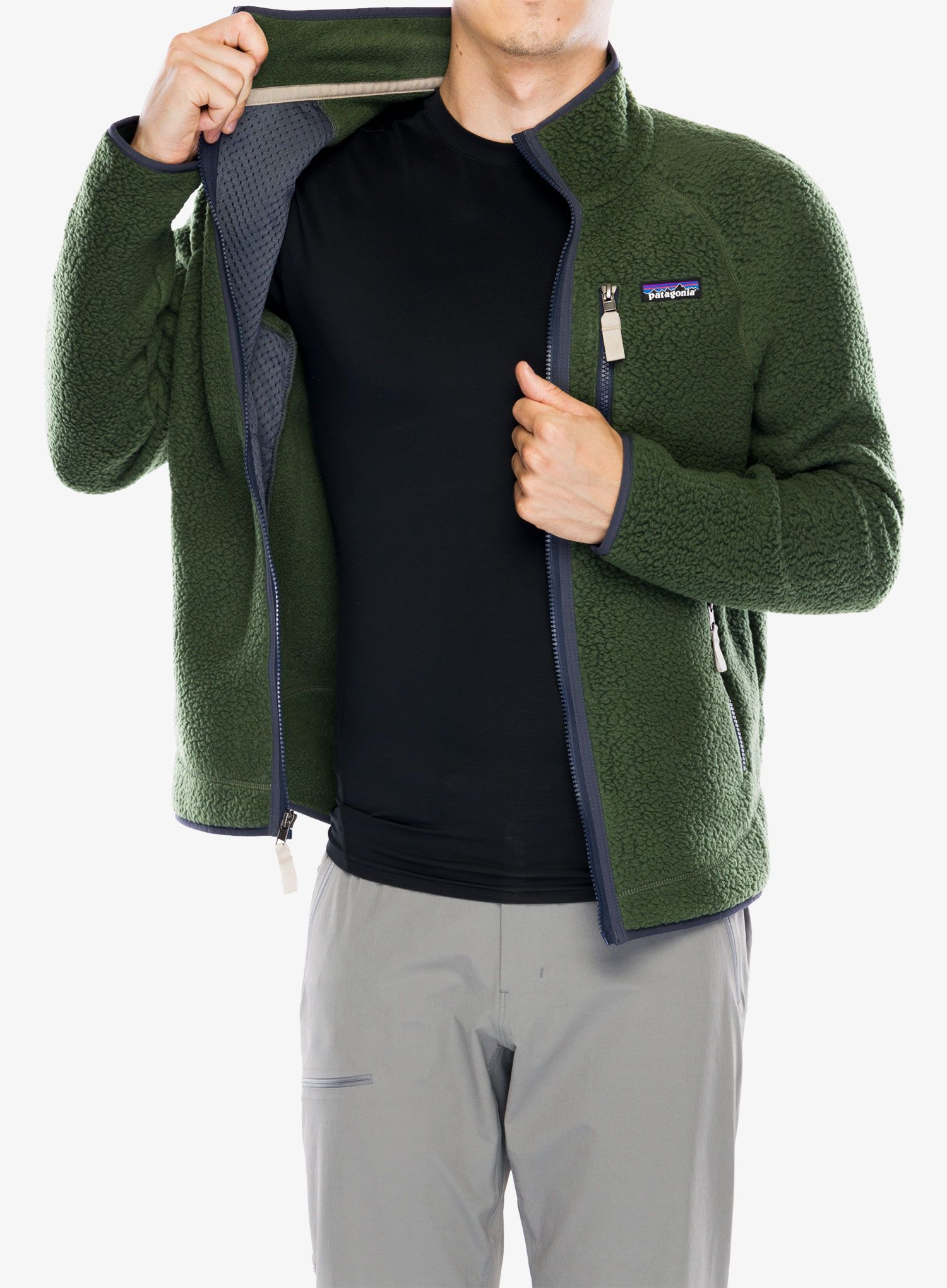 Фліска Patagonia Retro Pile Jacket - torrey pine green