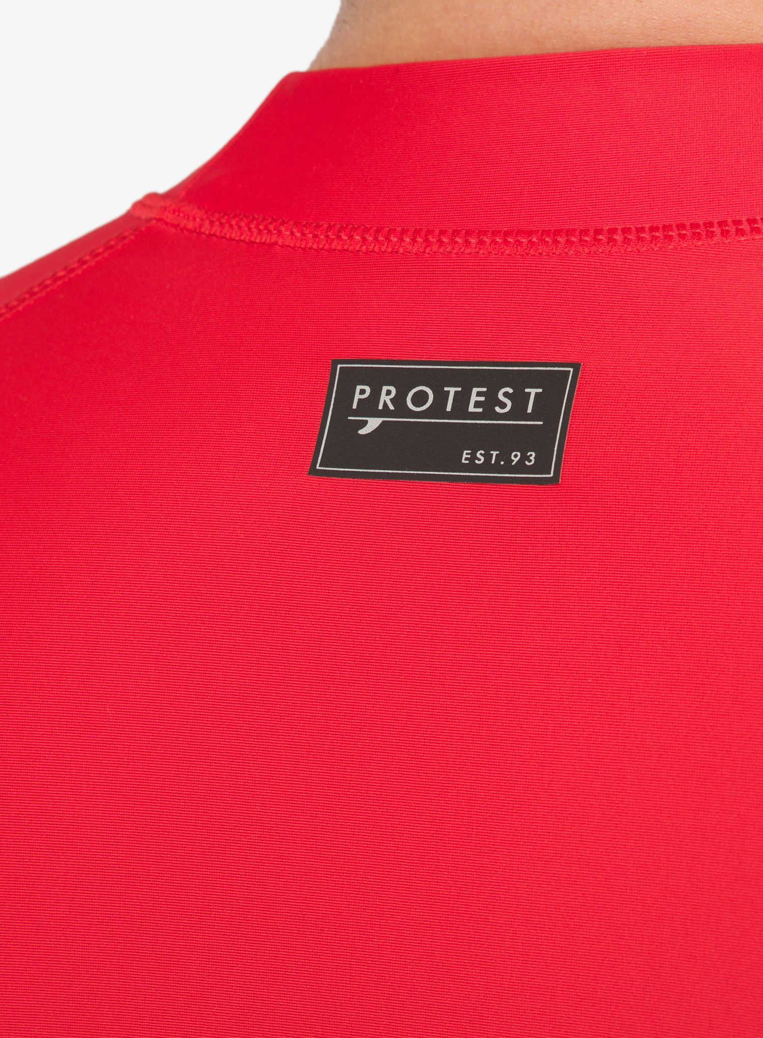 Футболка з принтом Protest Prtcater Lycra - tomato