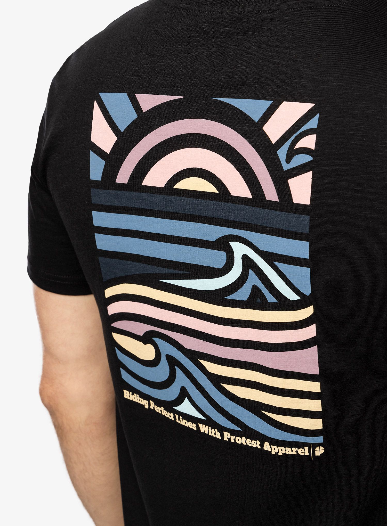 Футболка з принтом Protest Prtholbox T-Shirt - true black