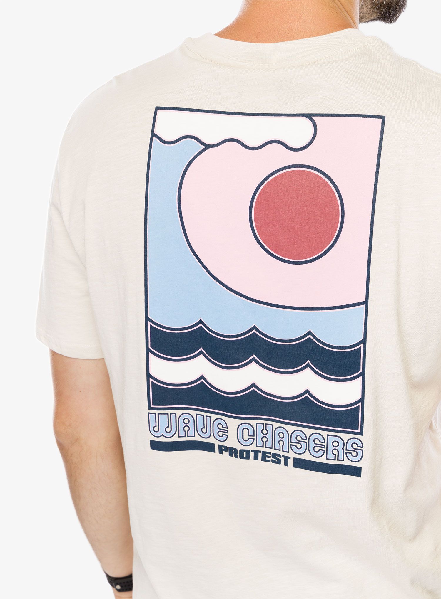 Футболка бавовняна Protest Prtrudge T-Shirt - kit off white
