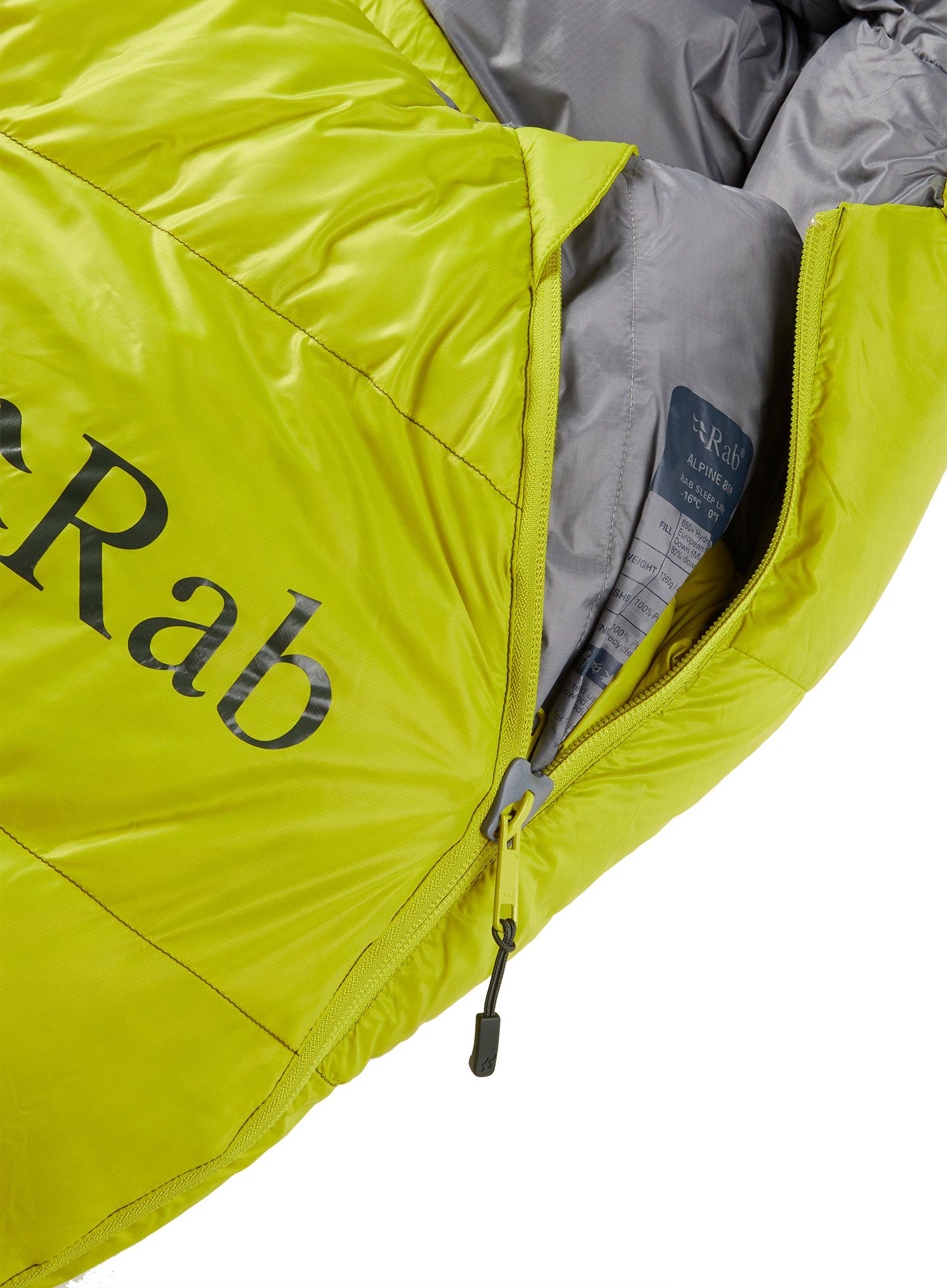 Спальний мішок пуховий Rab Alpine 800 (185 cm) - zest