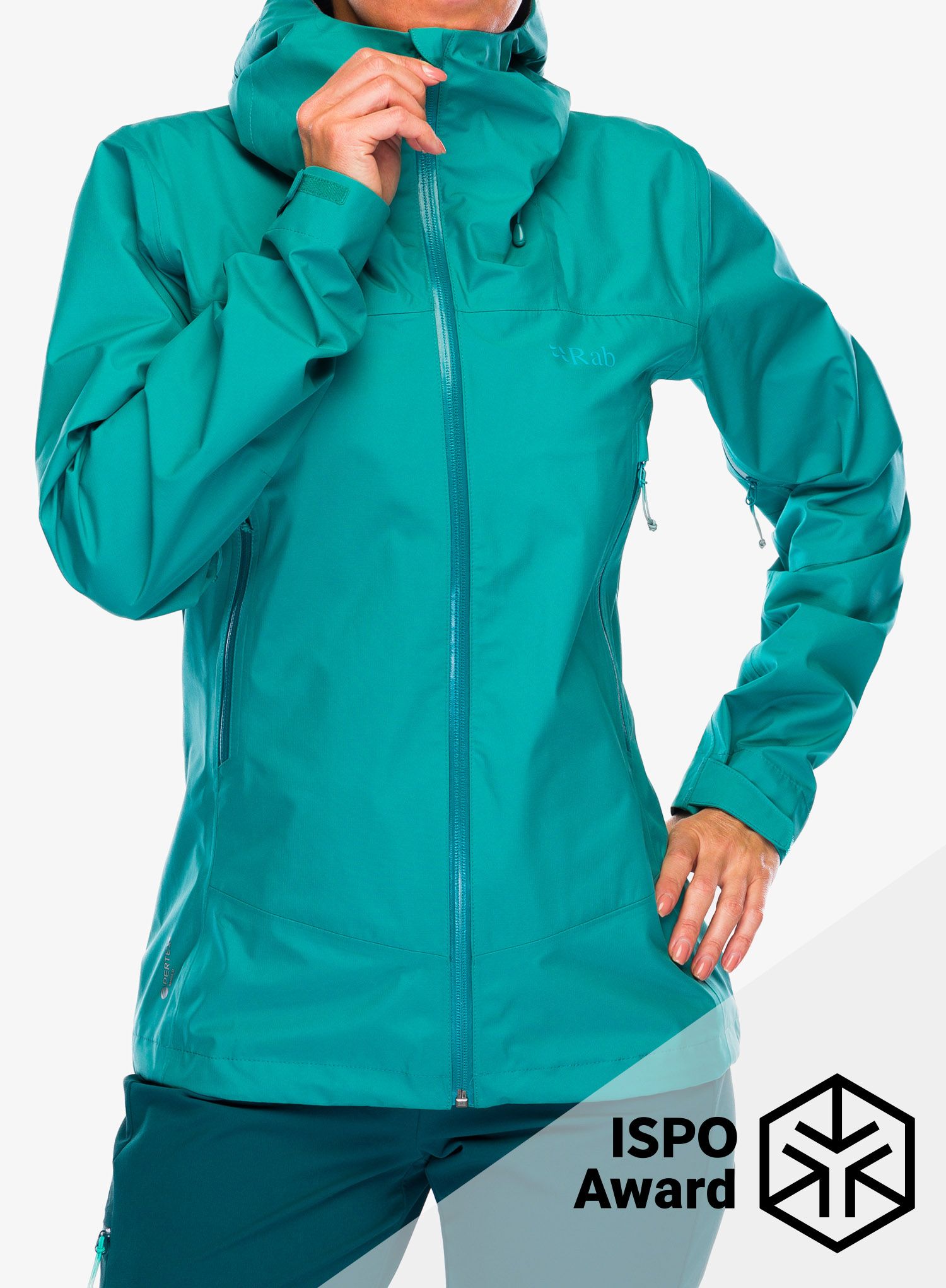 Куртка жіноча Rab Arc Eco Jacket - storm green