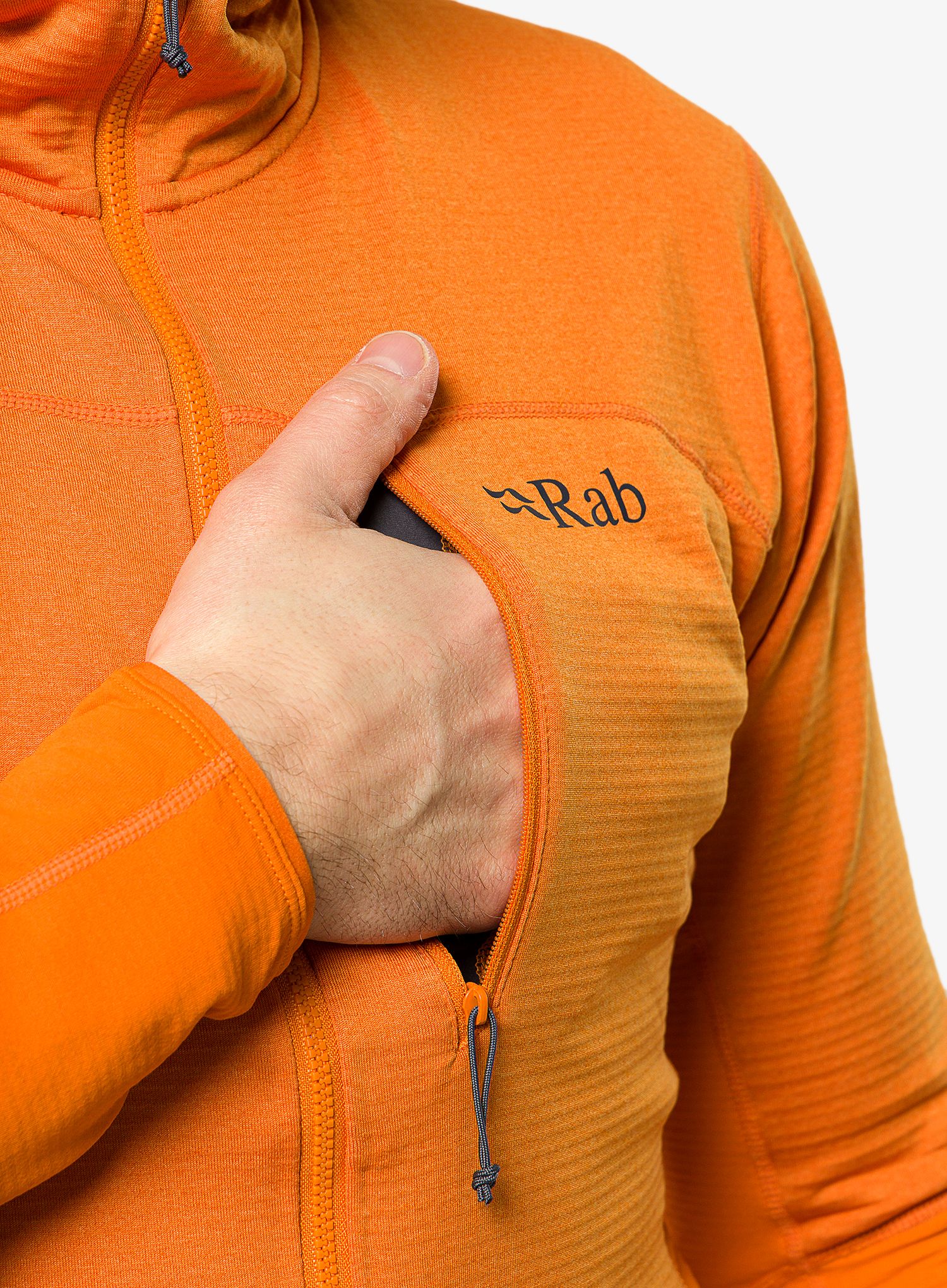 Кофта з каптуром Rab Ascendor Hoody - marmalade