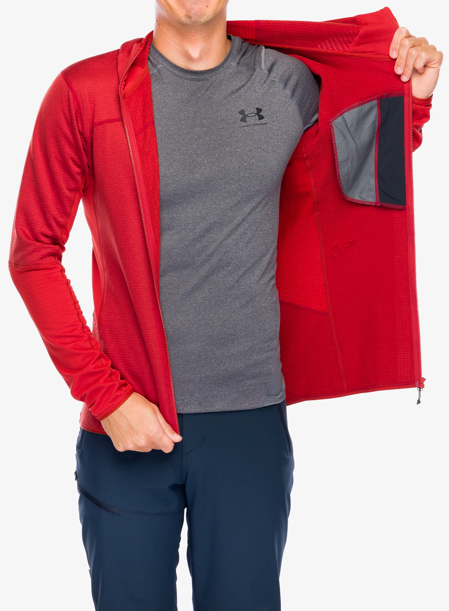 Кофта з каптуром Rab Ascendor Hoody - tuscan red
