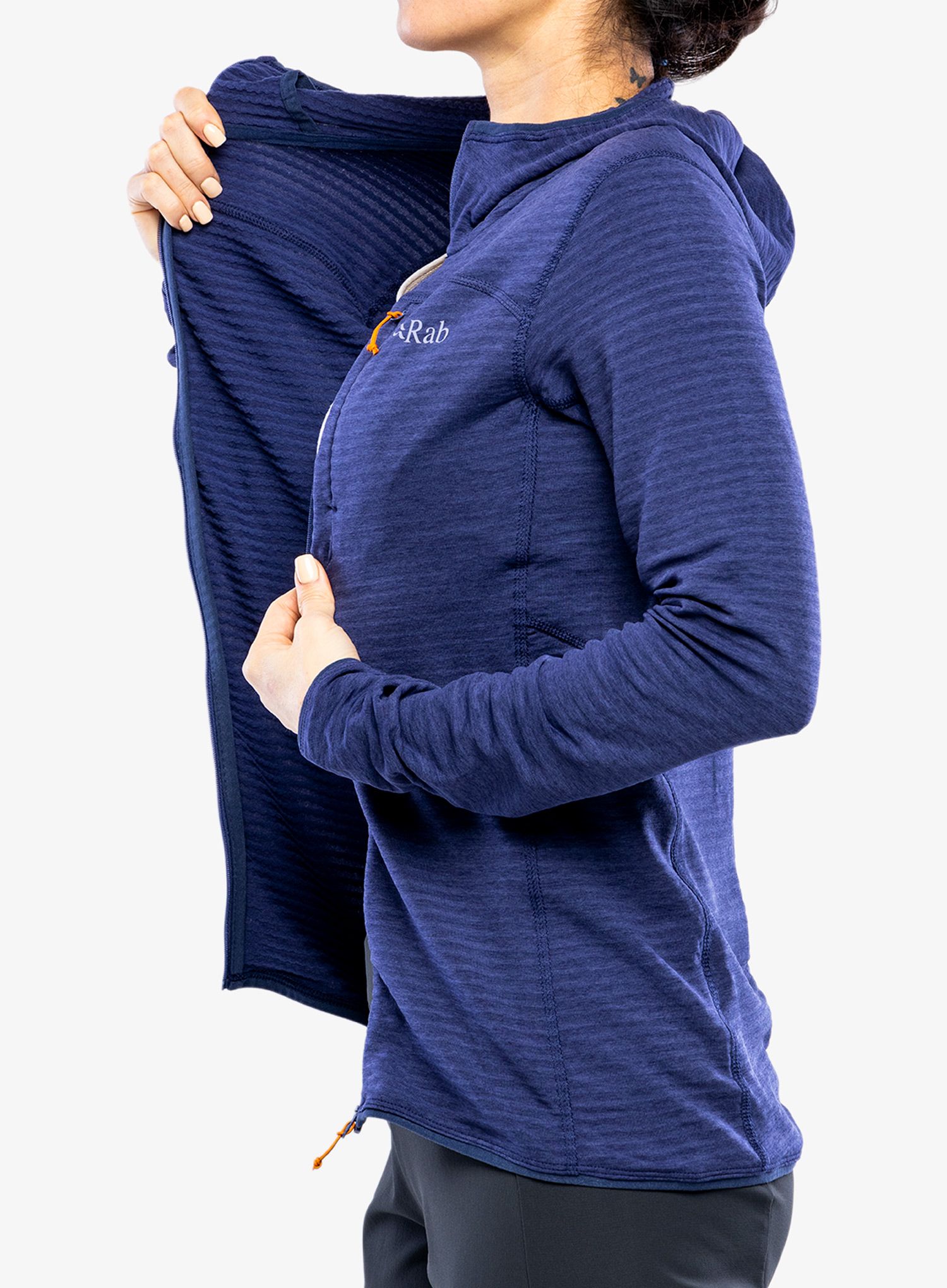 Кофта з каптуром жіноча Rab Ascendor Light Hoody - patriot blue