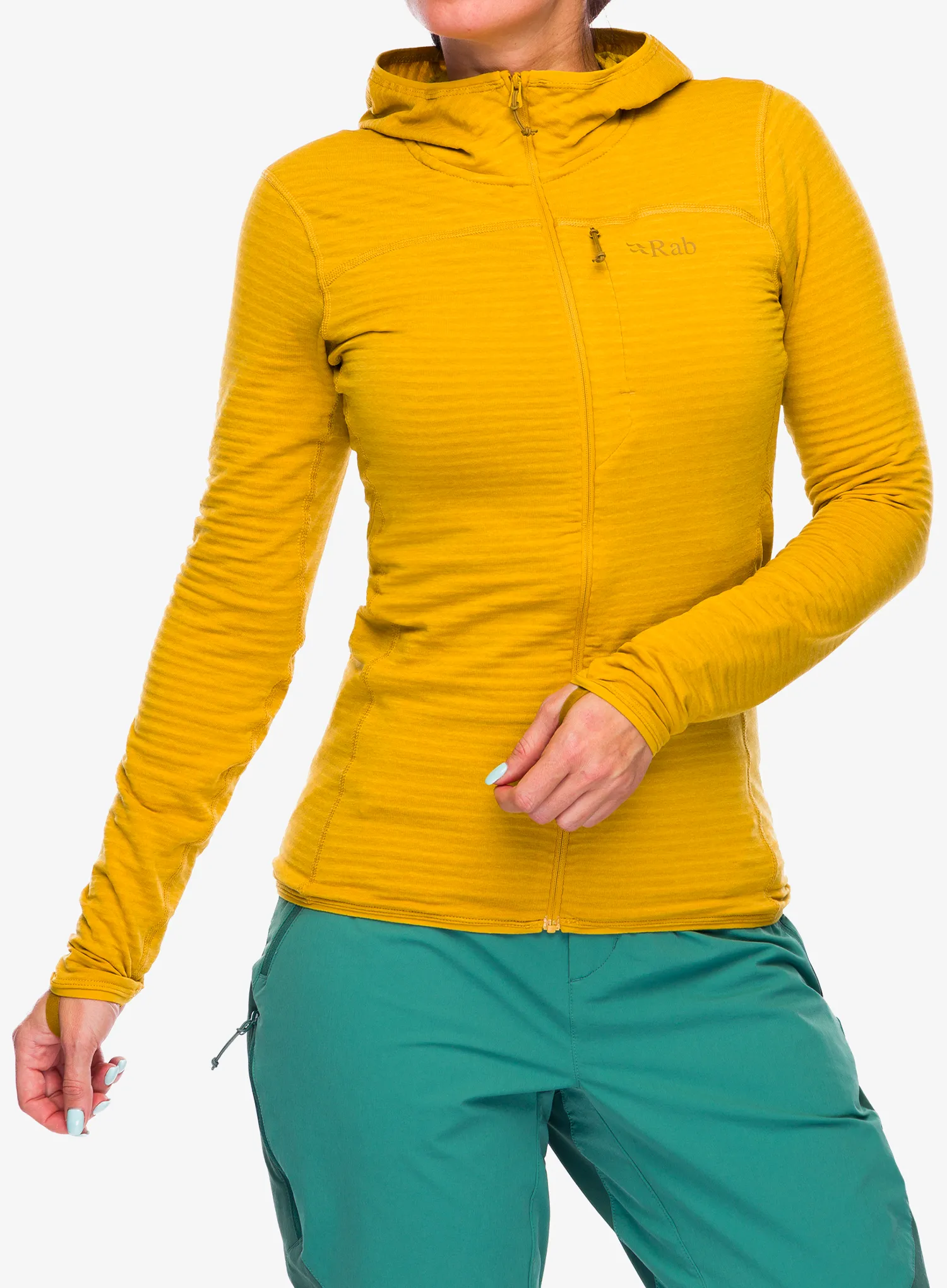 Кофта з каптуром жіноча Rab Ascendor Light Hoody - sahara