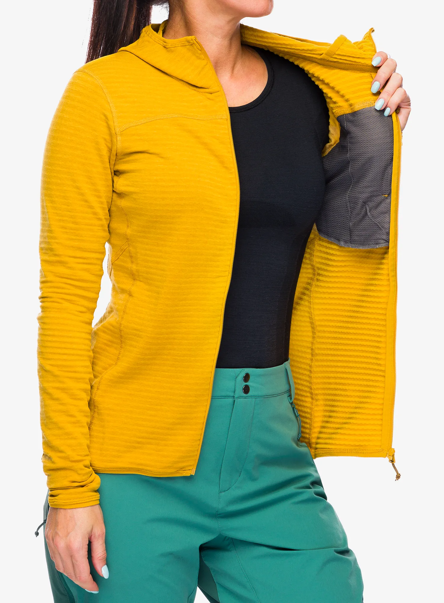 Кофта з каптуром жіноча Rab Ascendor Light Hoody - sahara