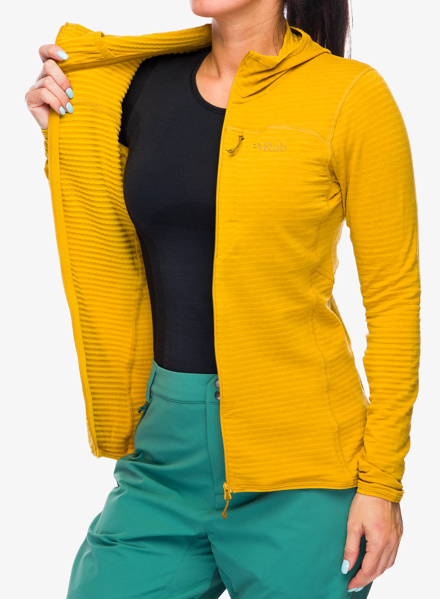 Кофта з каптуром жіноча Rab Ascendor Light Hoody - sahara