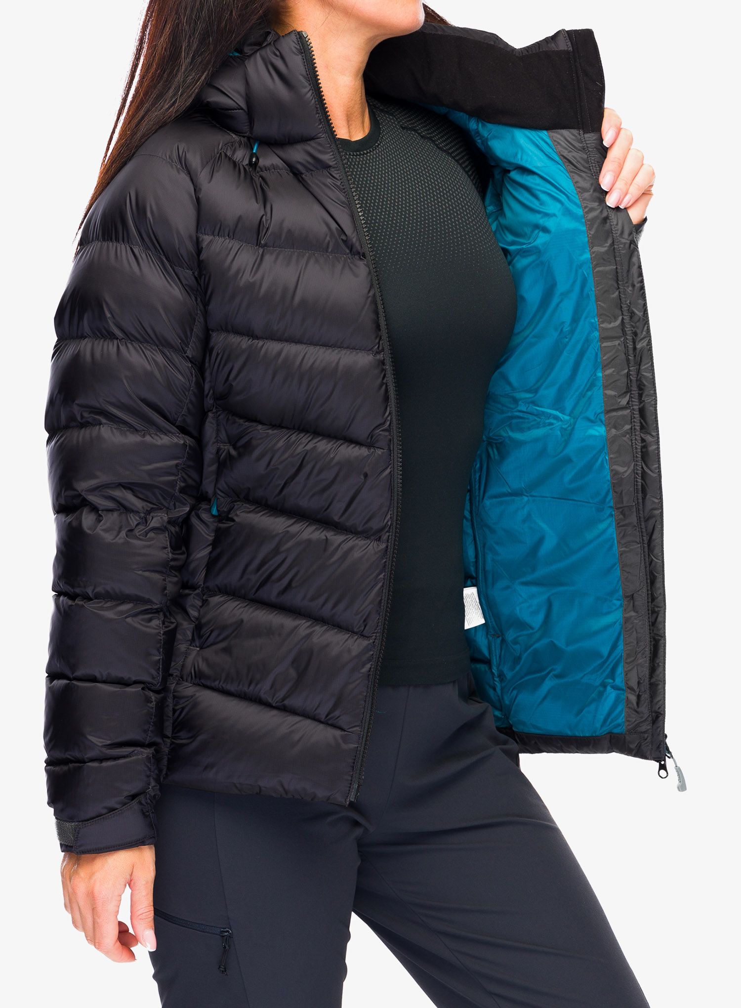 Пуховик жіноча Rab Axion Pro Jacket - anthracite