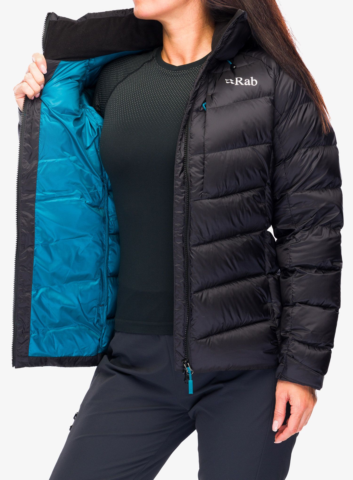 Пуховик жіноча Rab Axion Pro Jacket - anthracite