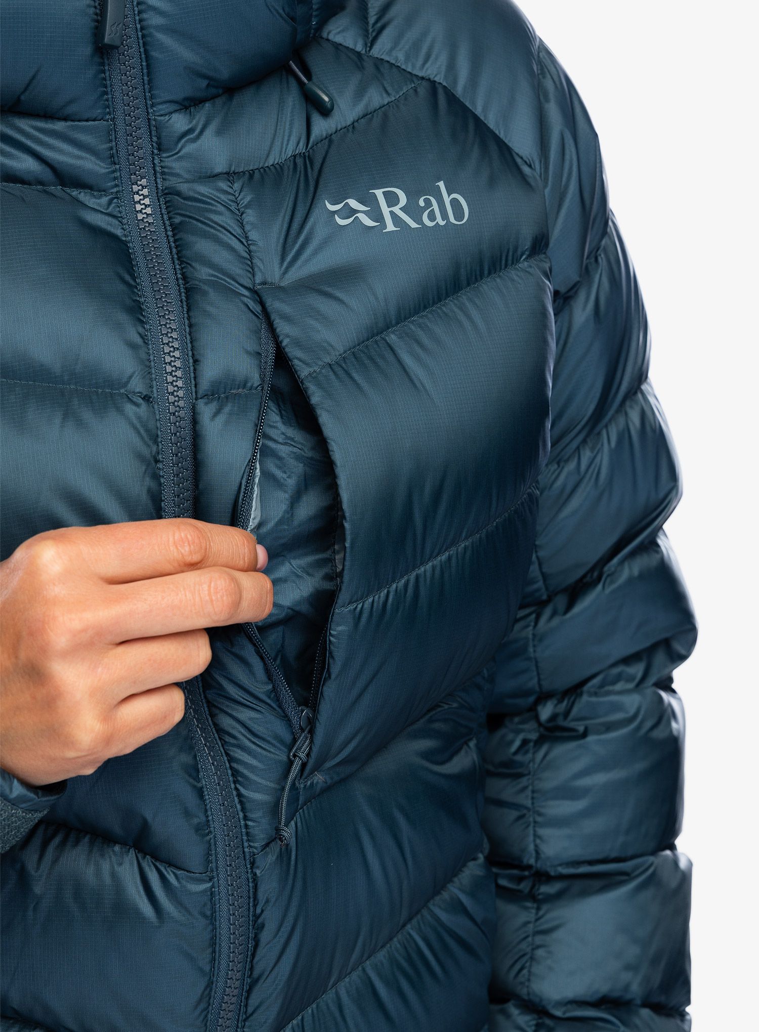 Пуховик жіноча Rab Axion Pro Jacket - orion blue
