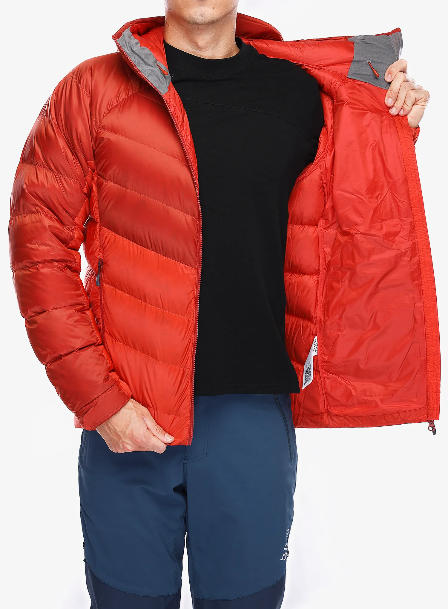 Пуховик Rab Axion Pro Jacket - tuscan red/dark horizon