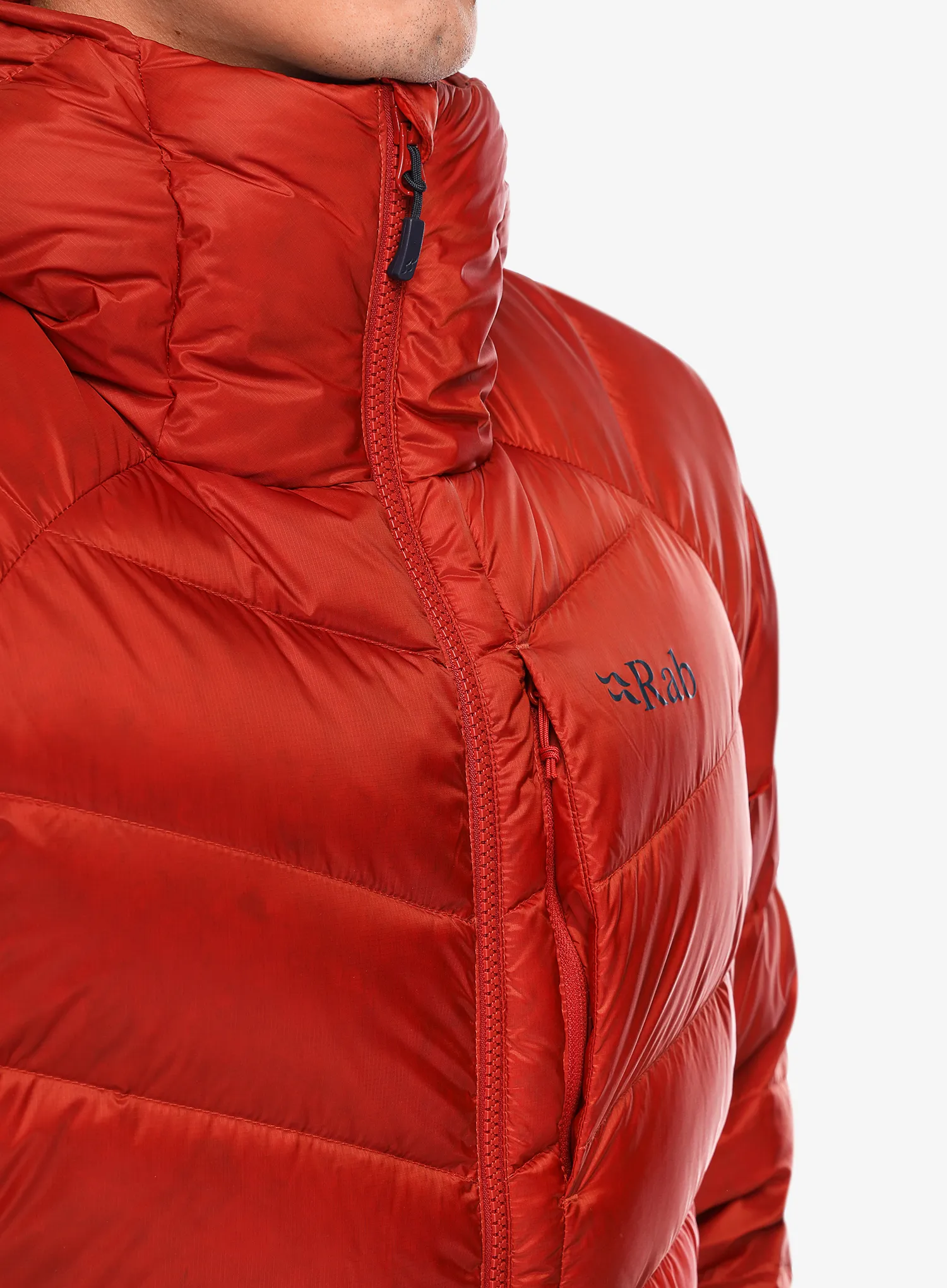 Пуховик Rab Axion Pro Jacket - tuscan red/dark horizon