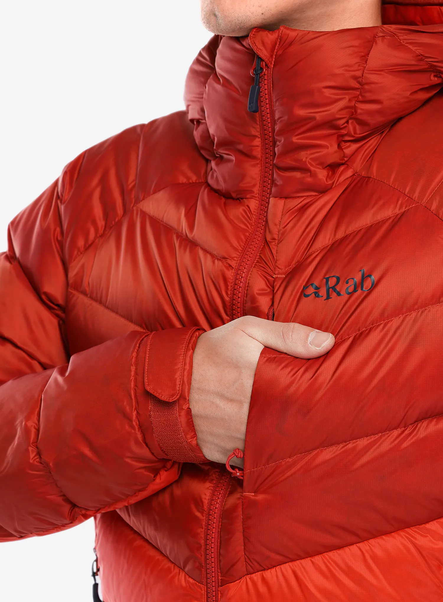 Пуховик Rab Axion Pro Jacket - tuscan red/dark horizon
