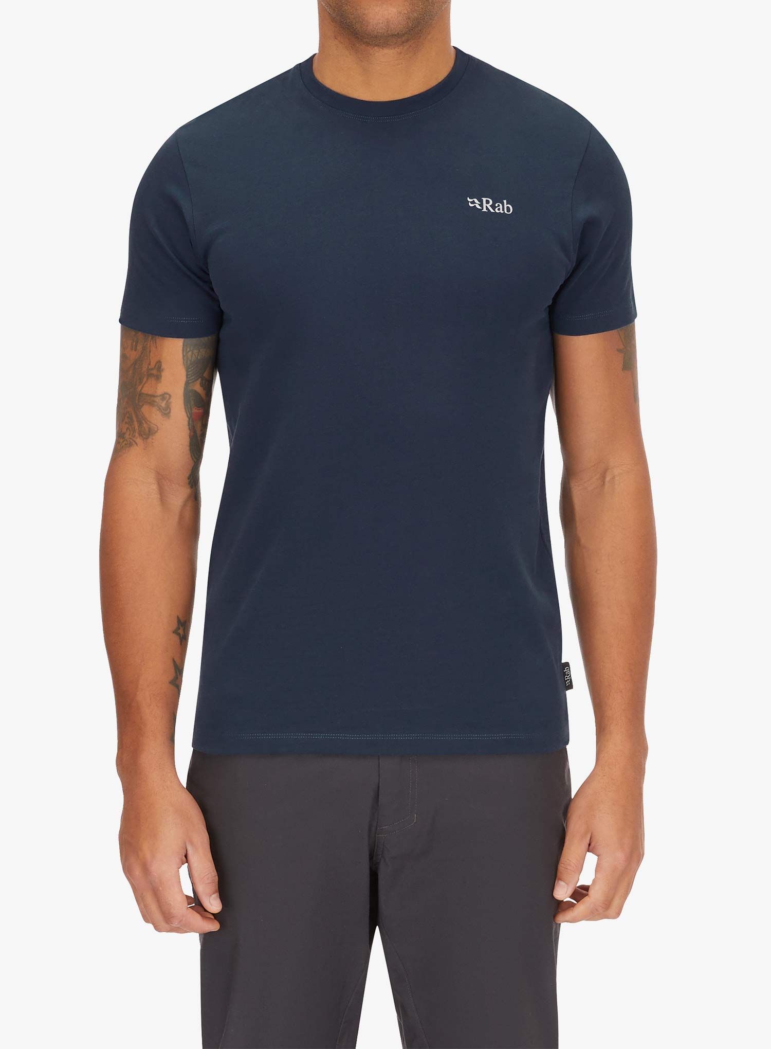 Футболка бавовняна Rab Basecamp 3 Peak Tee - tempest blue