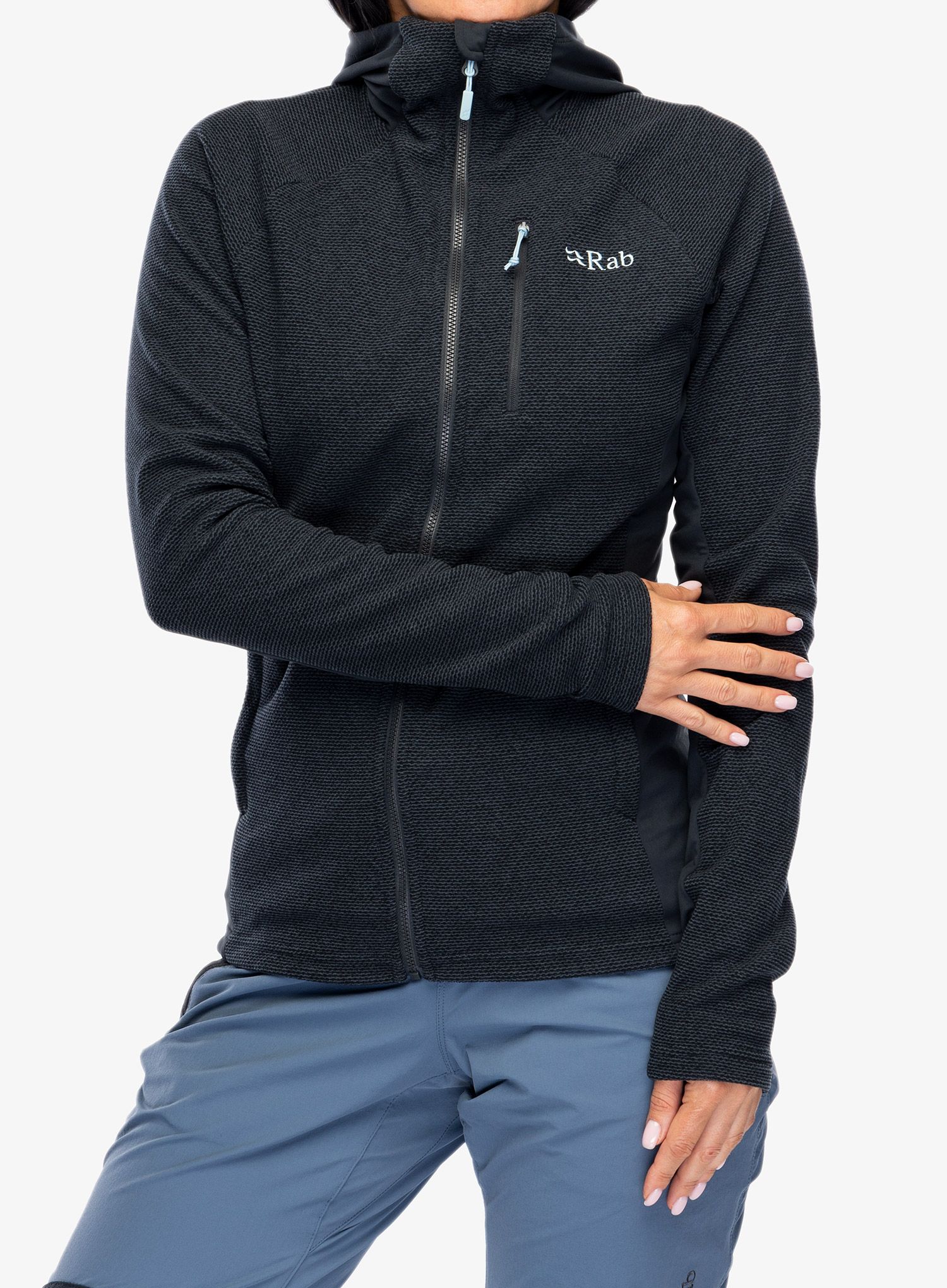 Кофта флісова жіноча Rab Capacitor Hoody - beluga