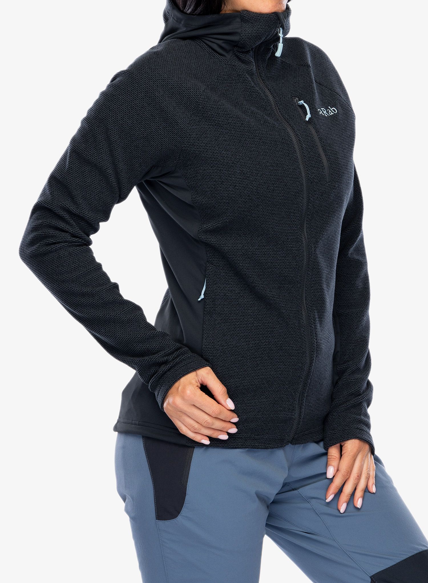 Кофта флісова жіноча Rab Capacitor Hoody - beluga