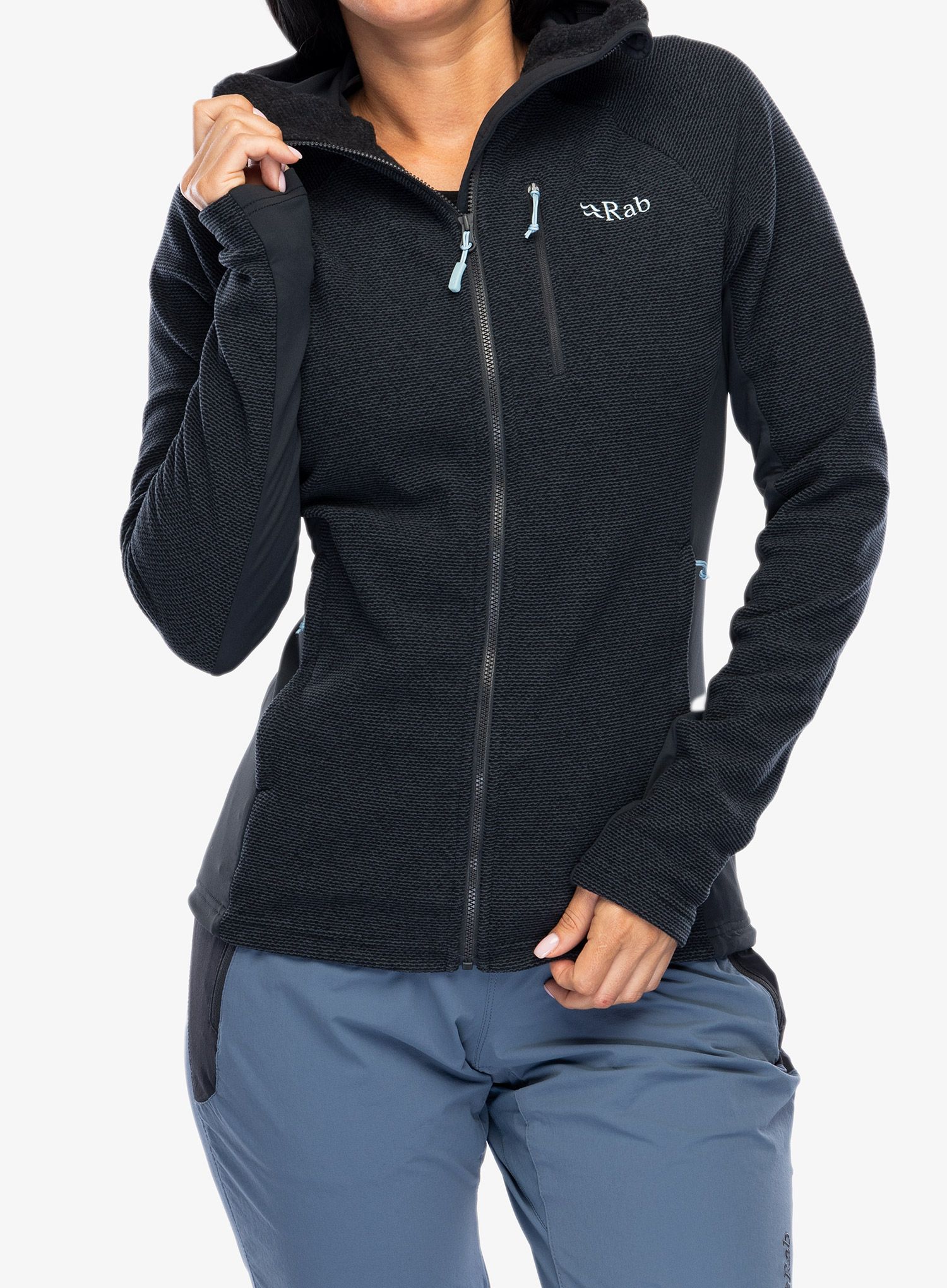 Кофта флісова жіноча Rab Capacitor Hoody - beluga