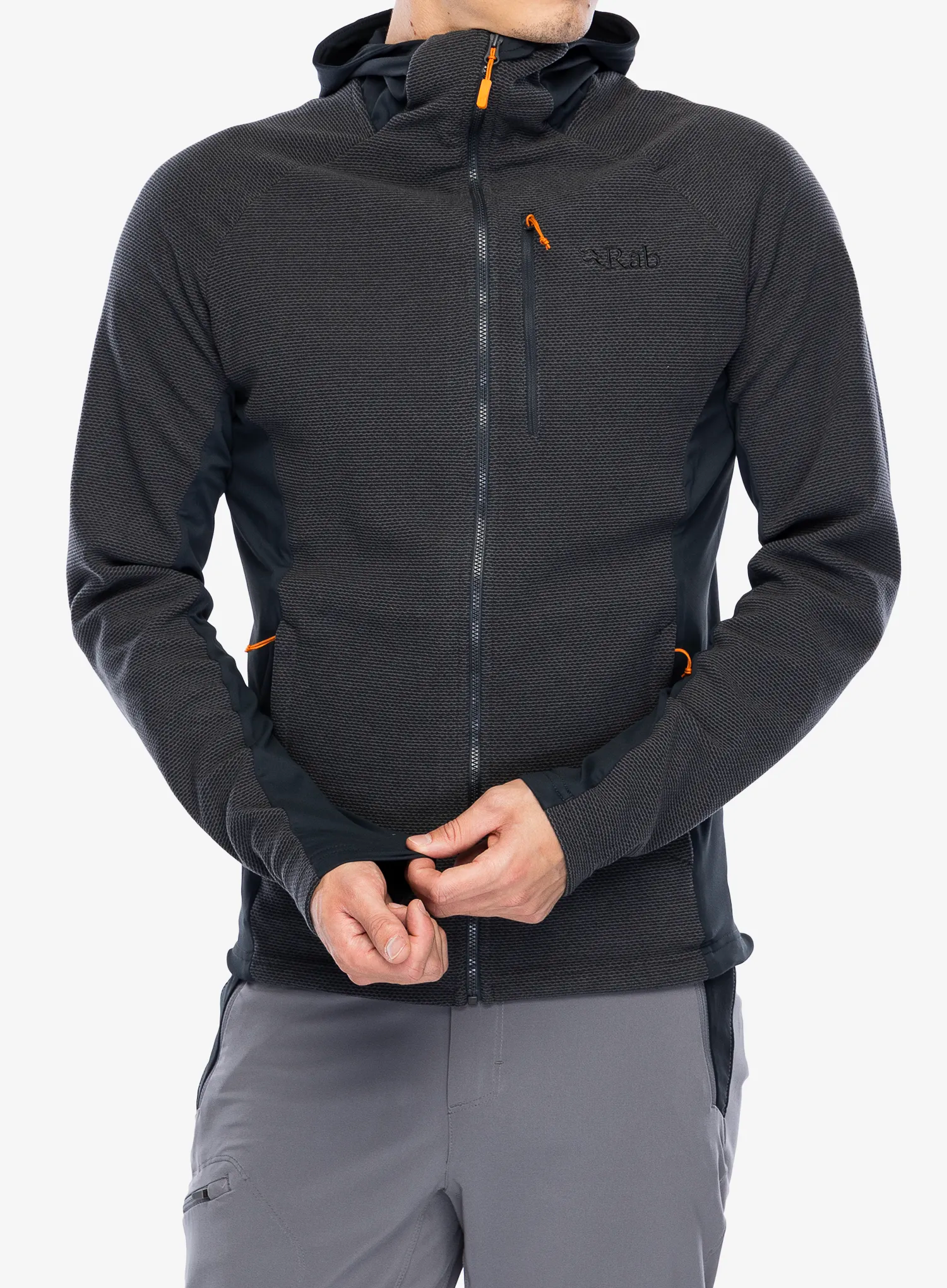 Кофта з каптуром Rab Capacitor Hoody - graphene