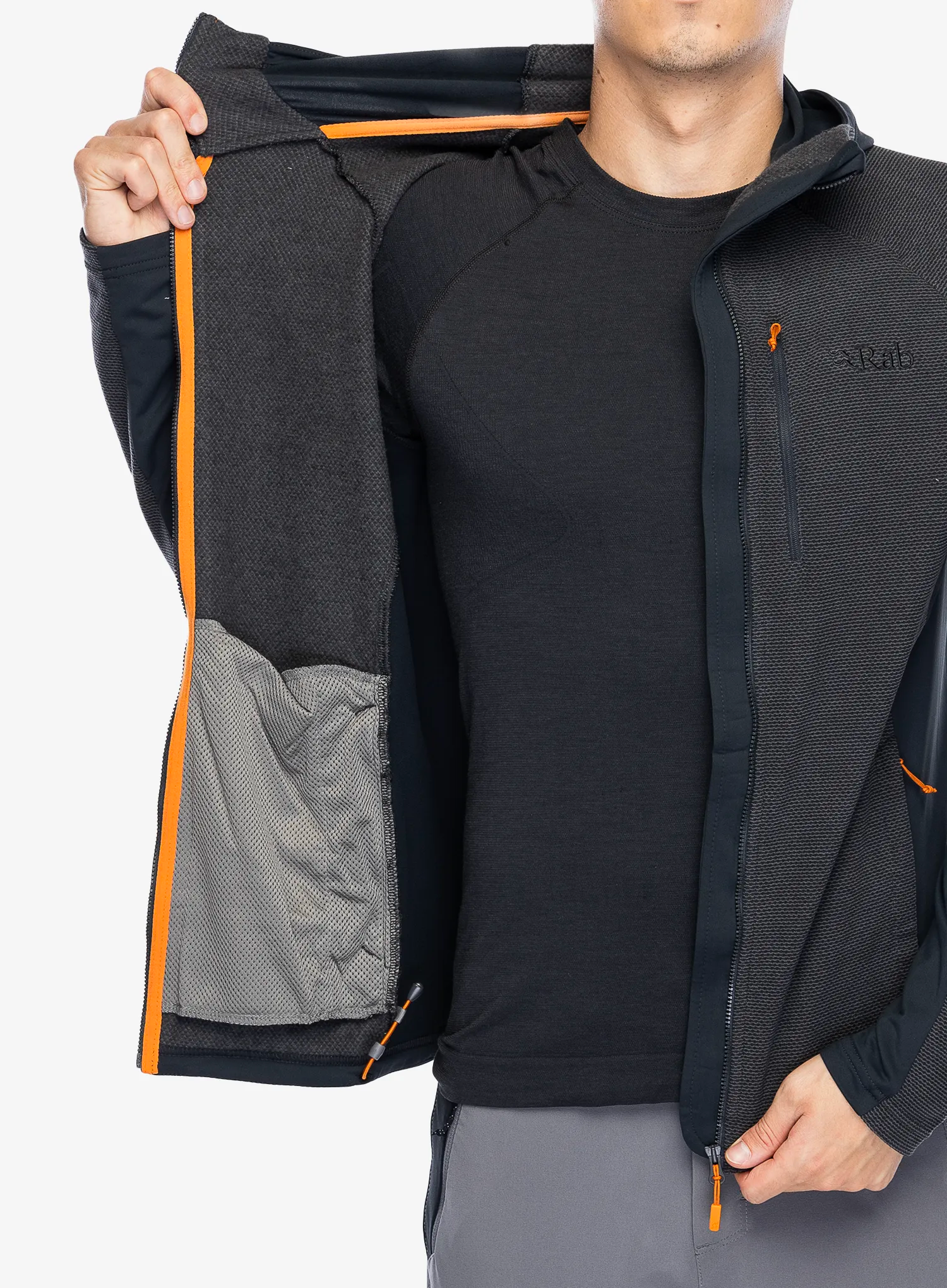 Кофта з каптуром Rab Capacitor Hoody - graphene