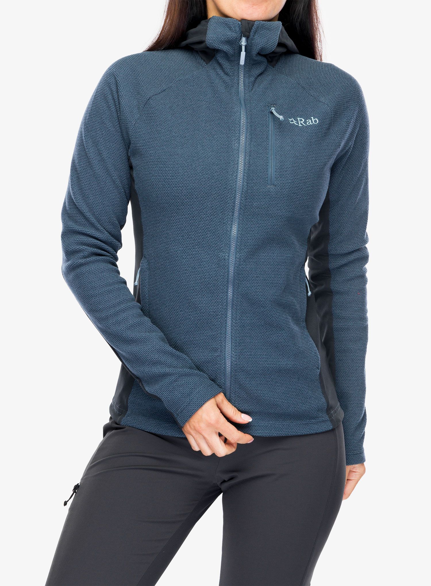 Кофта флісова жіноча Rab Capacitor Hoody - orion blue