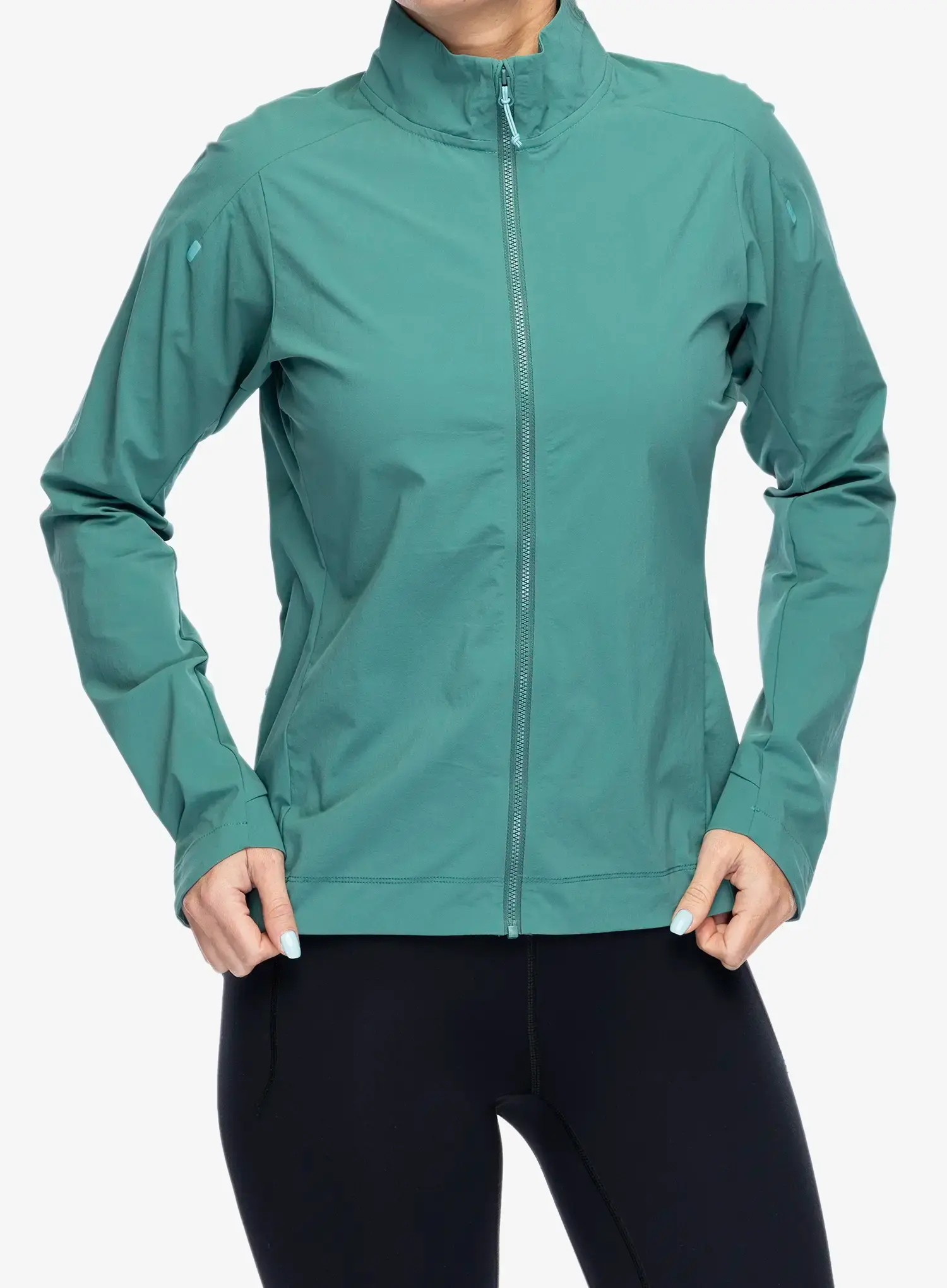Жіноча велофутболка Rab Cinder Borealis Jacket - eucalyptus