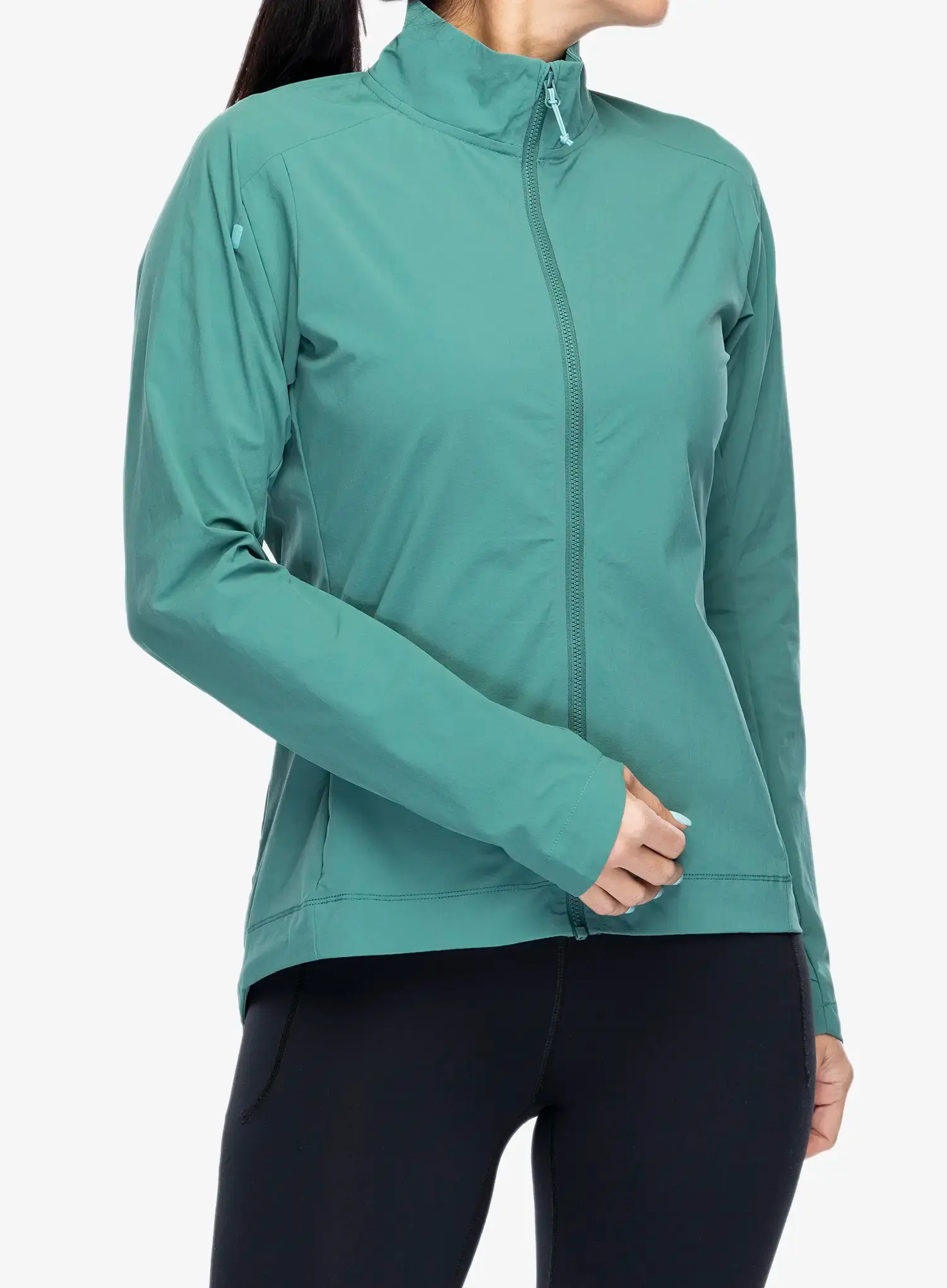 Жіноча велофутболка Rab Cinder Borealis Jacket - eucalyptus