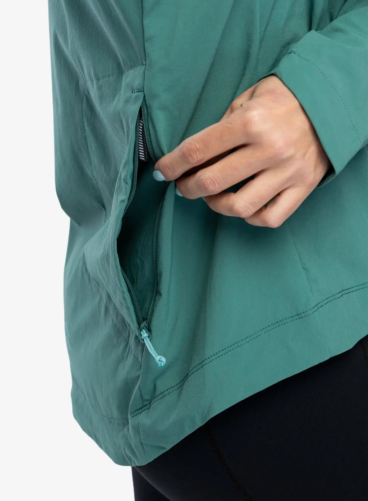 Жіноча велофутболка Rab Cinder Borealis Jacket - eucalyptus