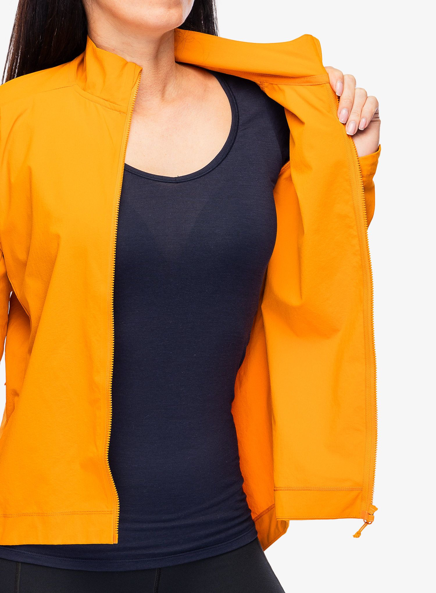 Жіноча велофутболка Rab Cinder Borealis Jacket - marmalade