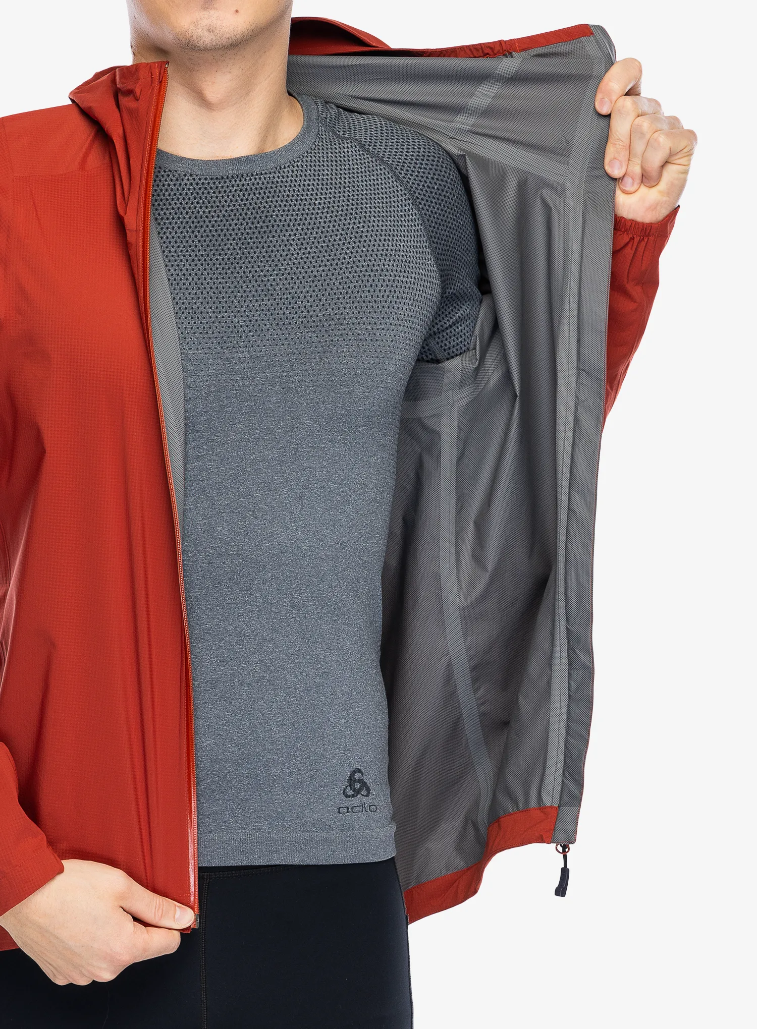 Велокуртка Rab Cinder Downpour Light Jacket - tuscan red