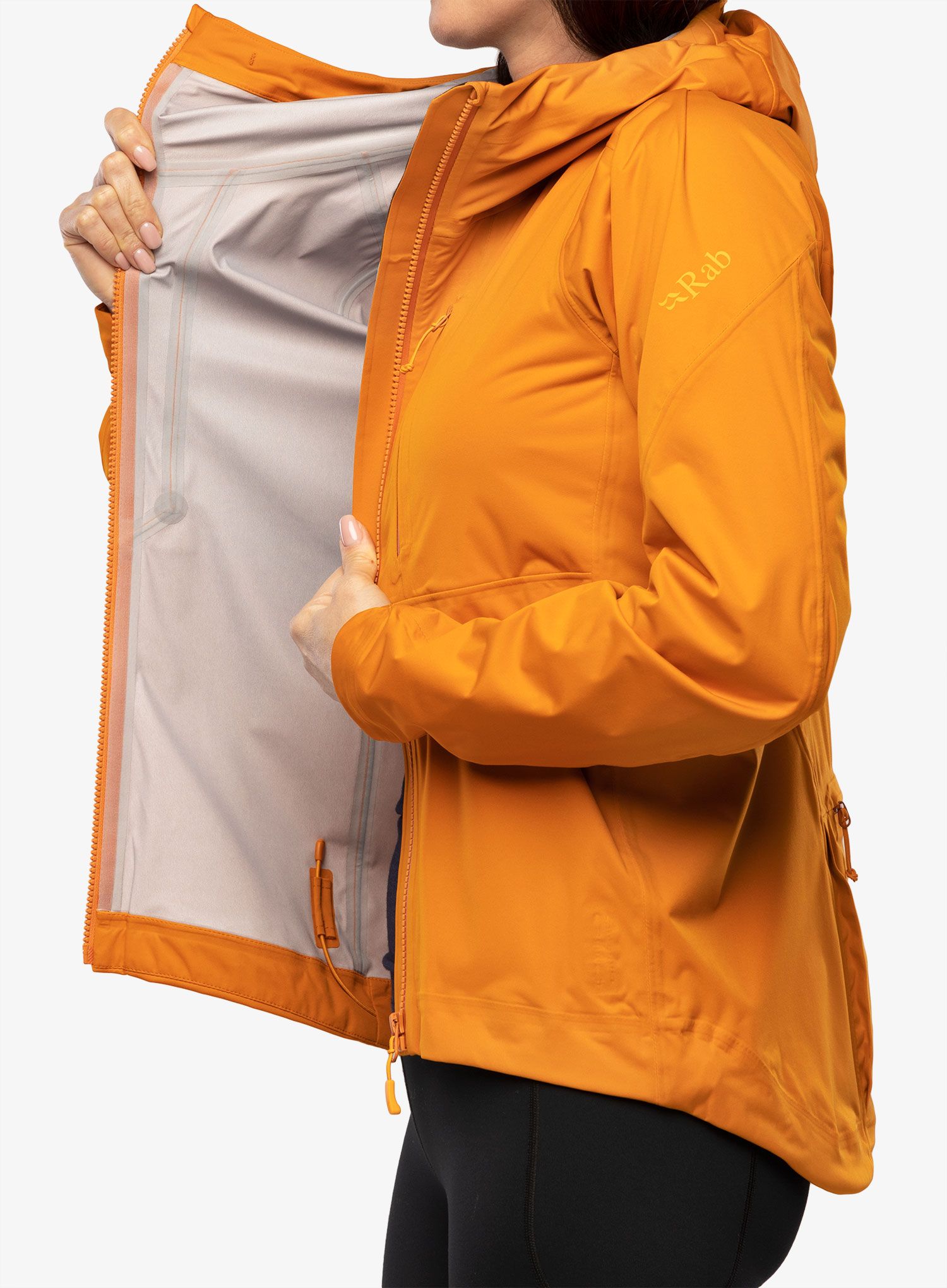 Куртка з мембраною жіноча Rab Cinder Kinetic Jacket - marmalade