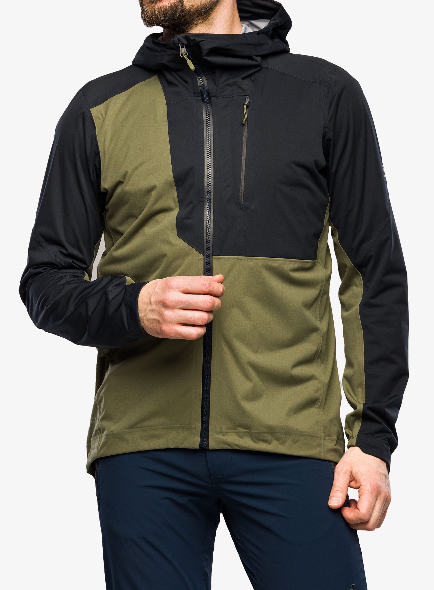 Куртка дощовик Rab Cinder Kinetic Jacket - light khaki/beluga
