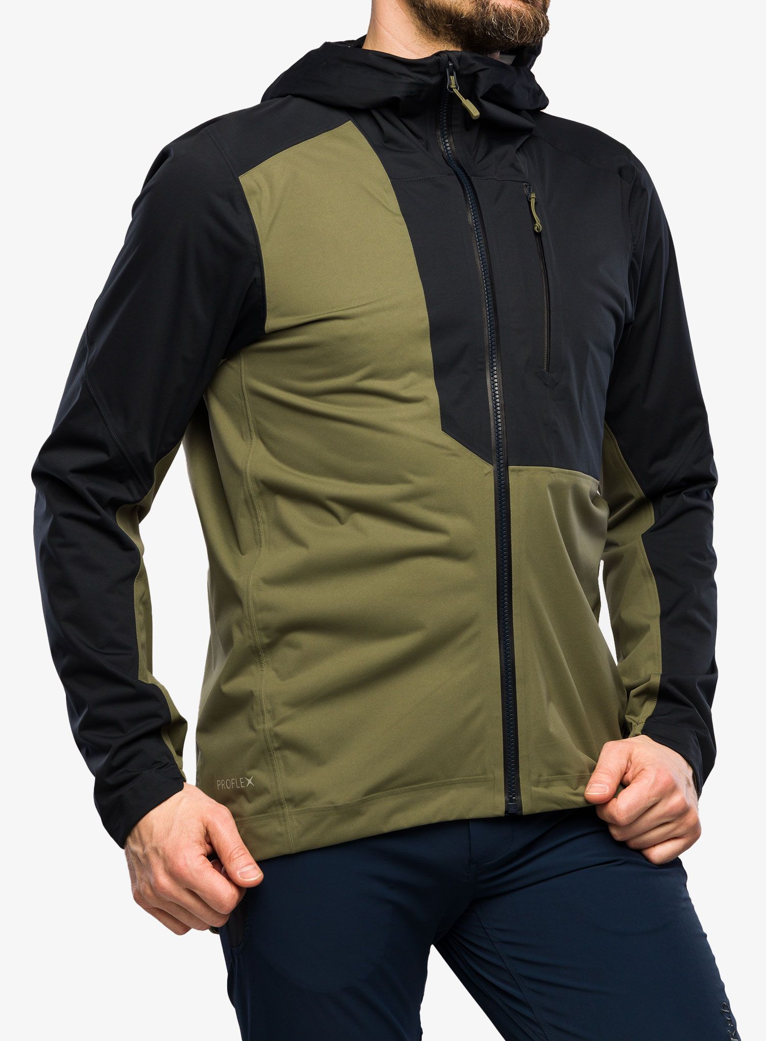 Куртка дощовик Rab Cinder Kinetic Jacket - light khaki/beluga