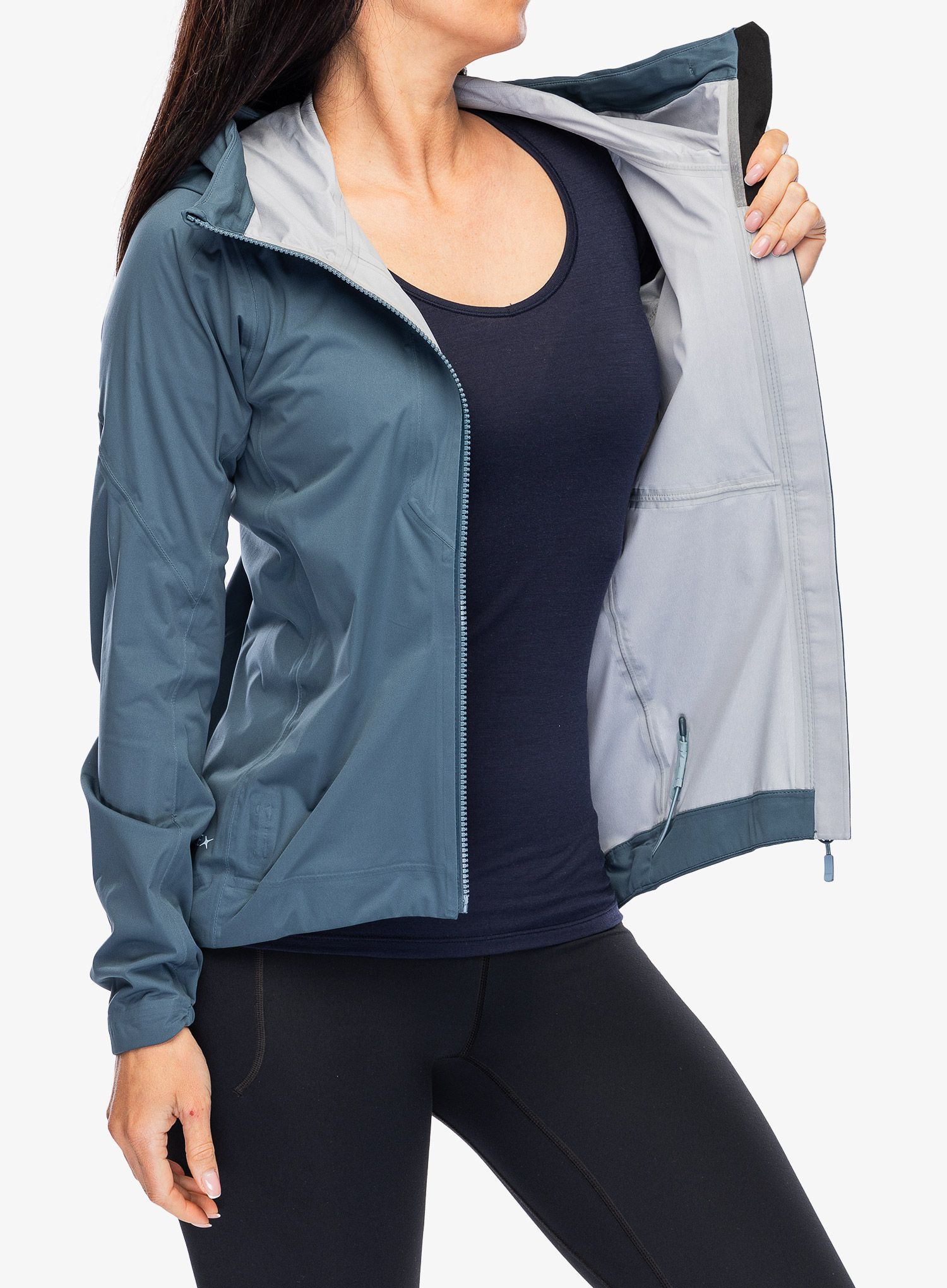Куртка з мембраною жіноча Rab Cinder Kinetic Jacket - orion blue