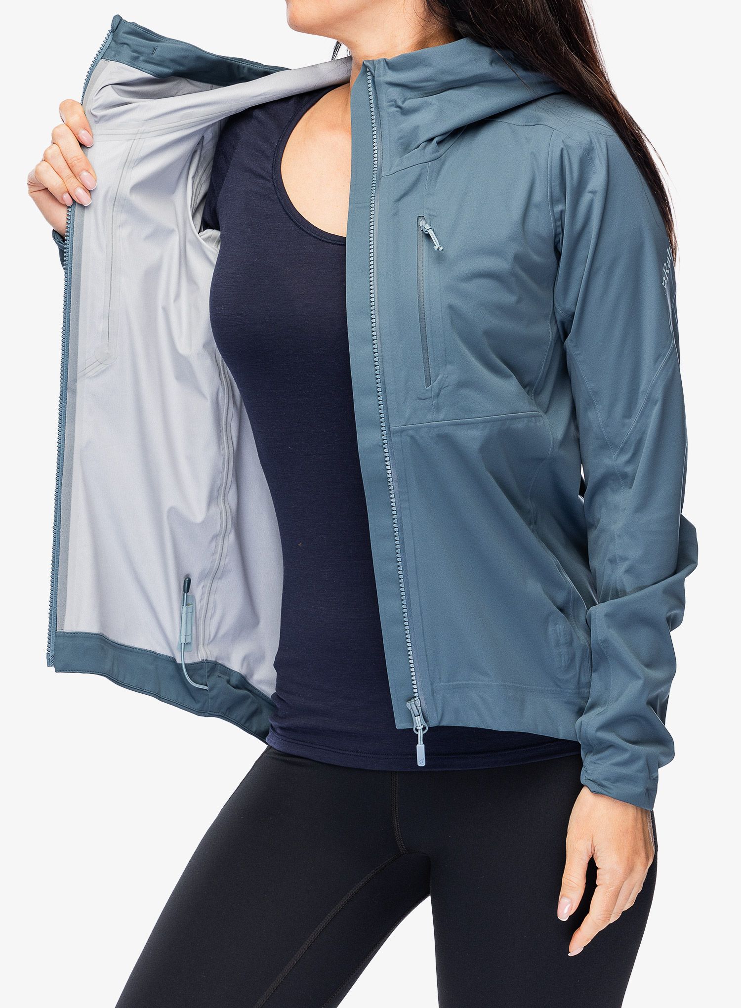 Куртка з мембраною жіноча Rab Cinder Kinetic Jacket - orion blue