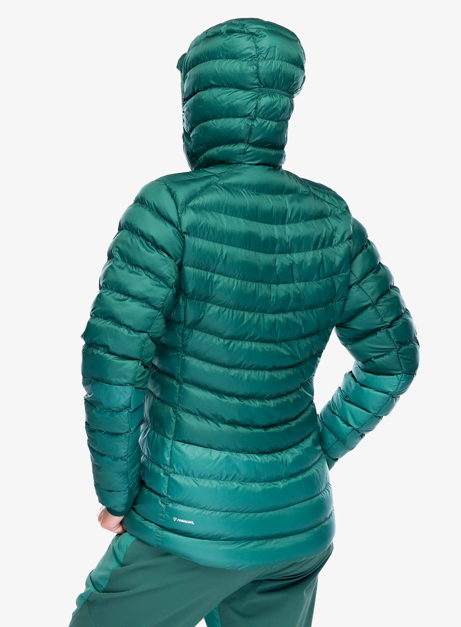 Куртка утеплена жіноча Rab Cirrus Alpine - green slate/eucalyptus