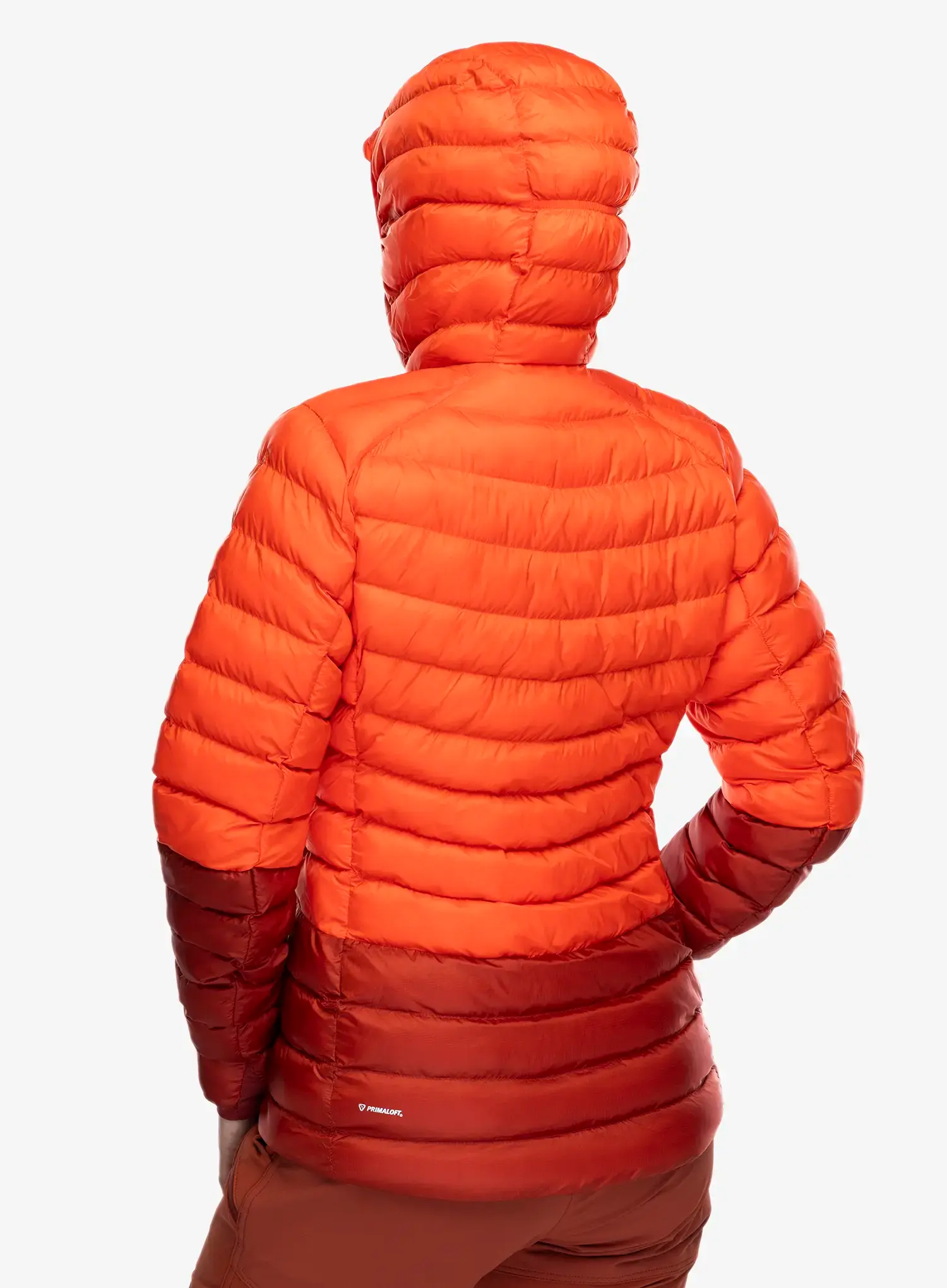 Куртка утеплена жіноча Rab Cirrus Alpine - red grapefruit/tuscan red