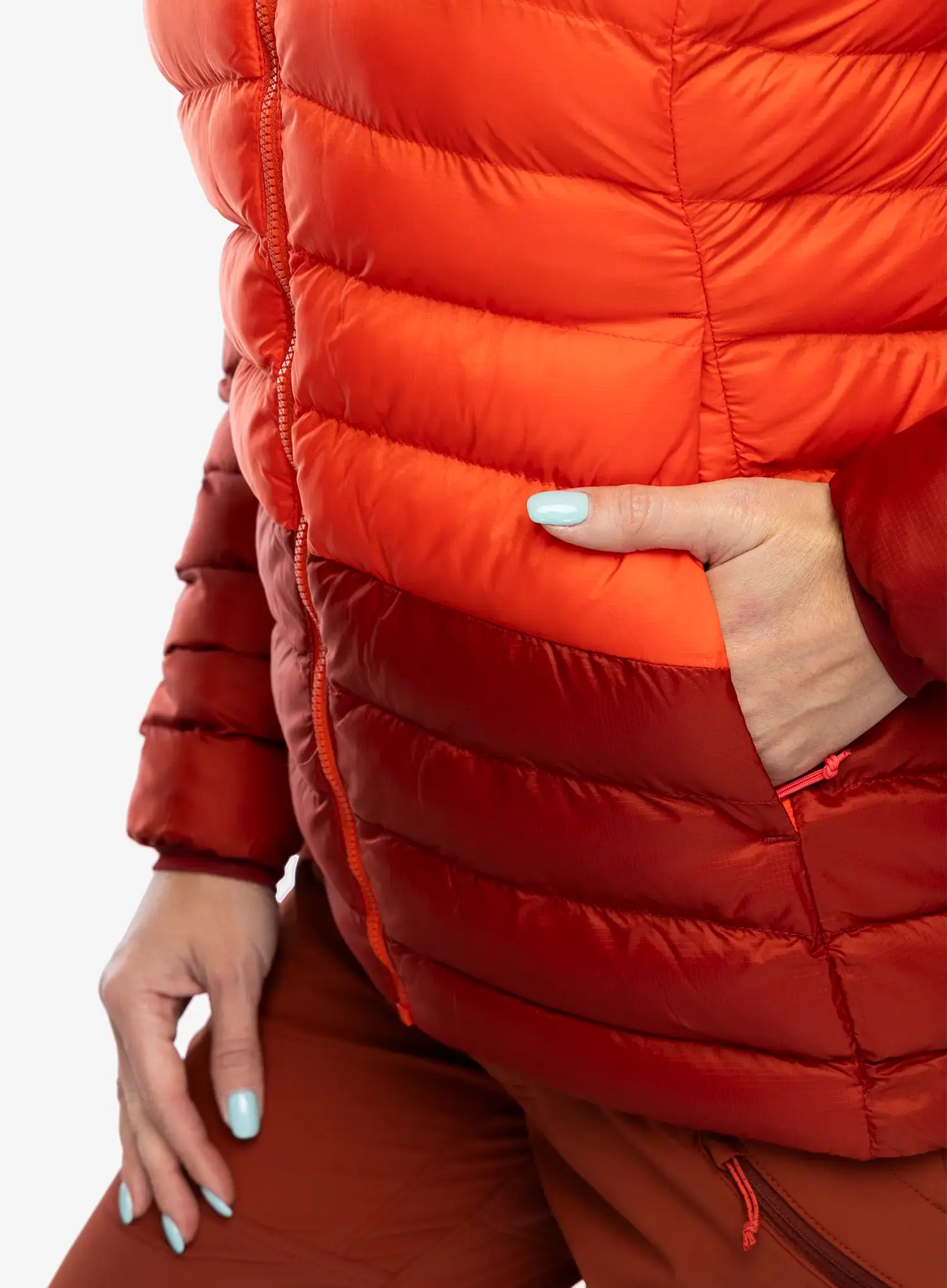 Куртка утеплена жіноча Rab Cirrus Alpine - red grapefruit/tuscan red