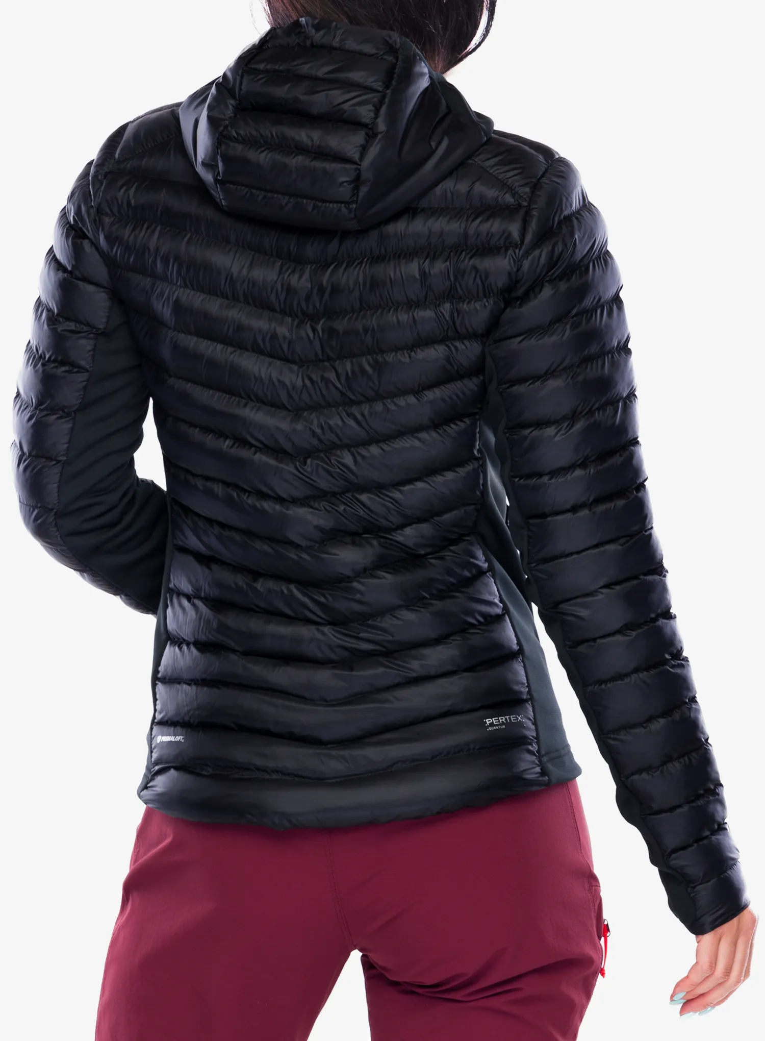 Куртка утеплена жіноча Rab Cirrus Flex Hoody - black