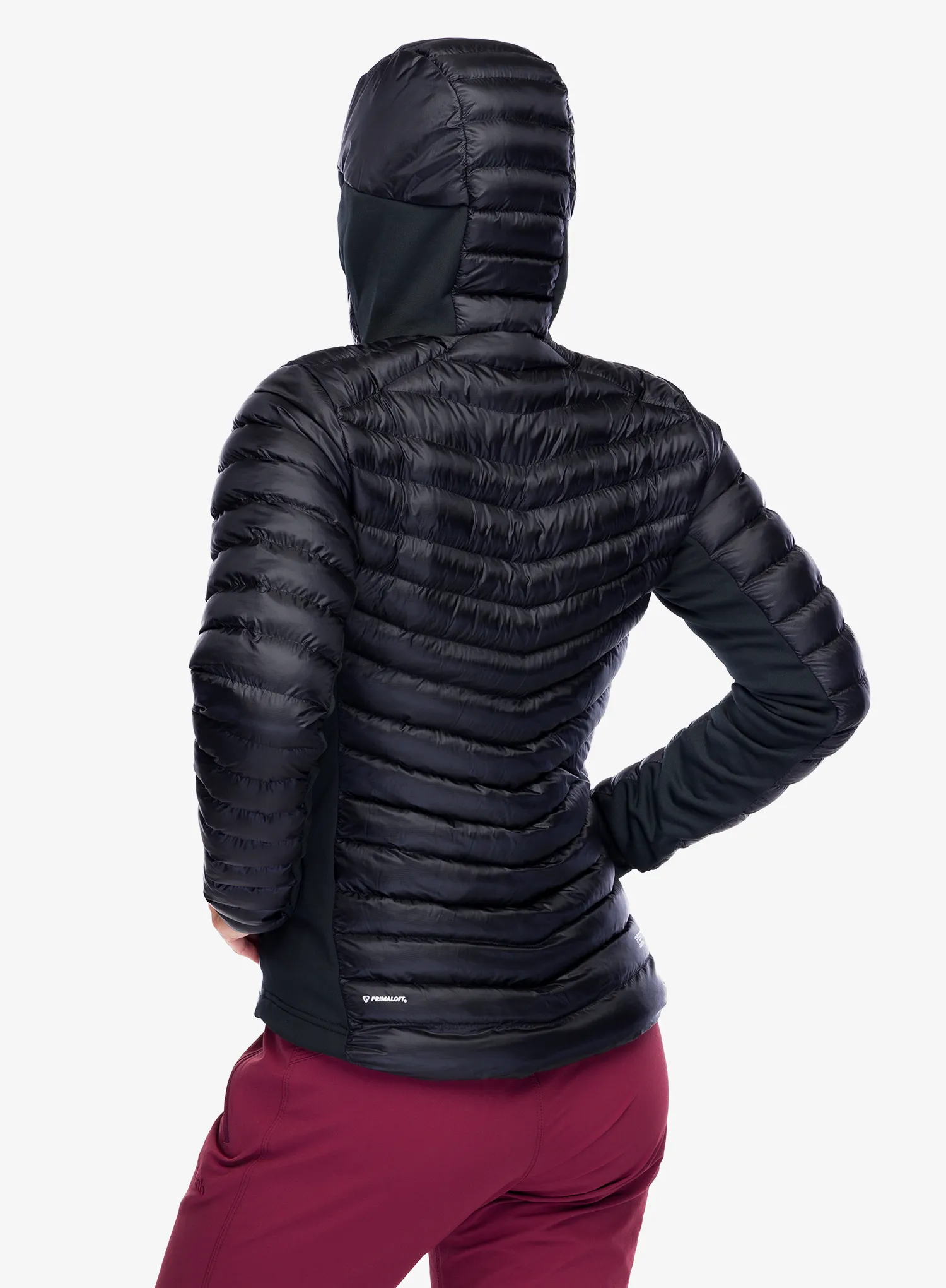 Куртка утеплена жіноча Rab Cirrus Flex Hoody - black