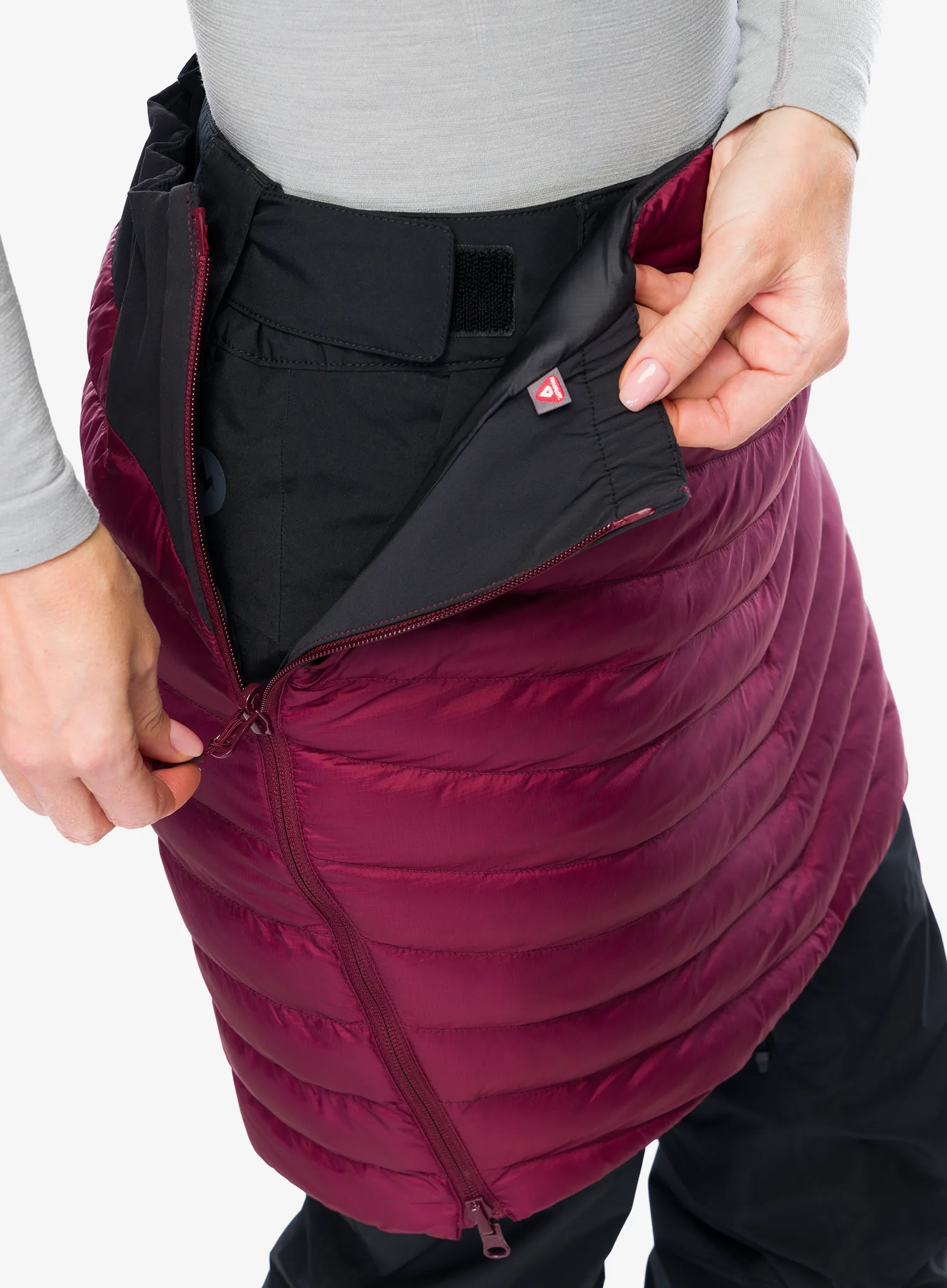 Спідниця утеплена Rab Cirrus Skirt - deep heather/black