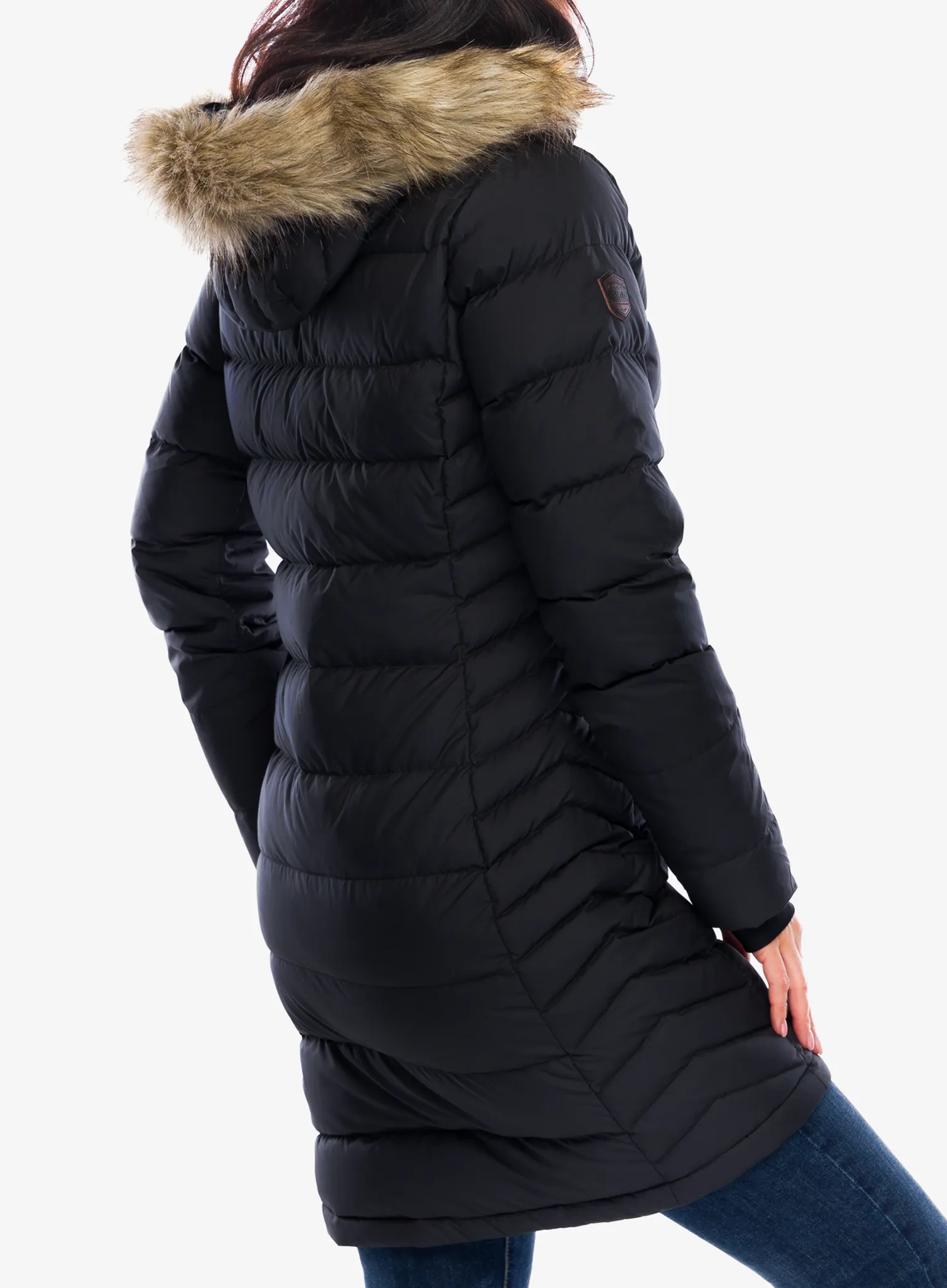 Плащ пуховий жіночий Rab Deep Cover Parka - black