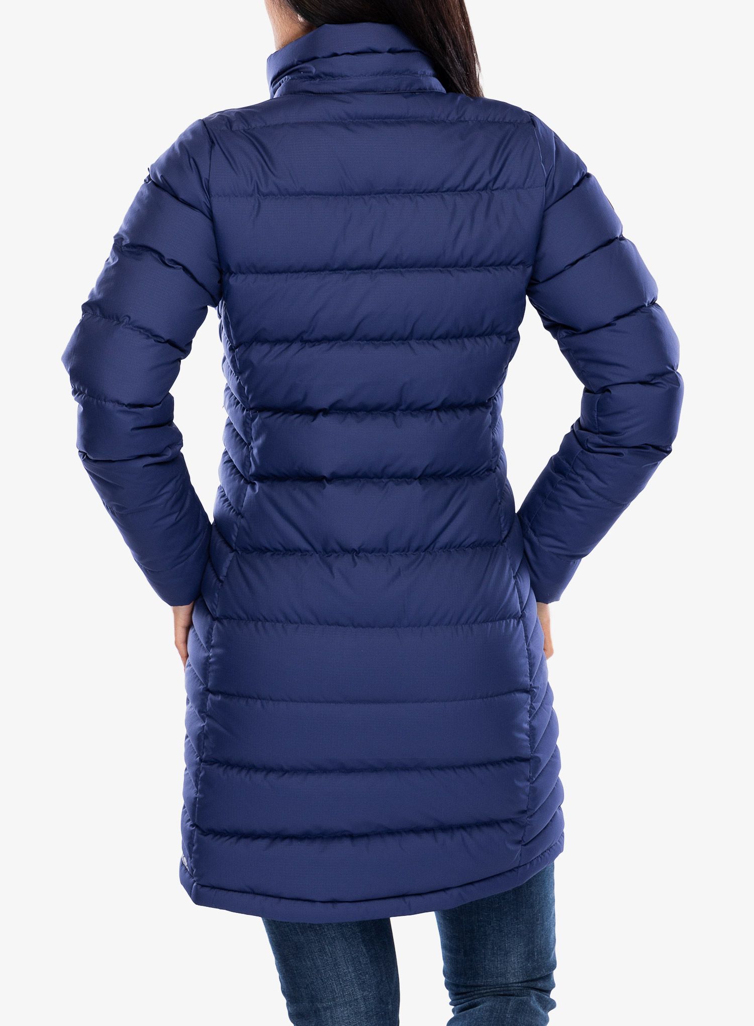 Плащ пуховий жіночий Rab Deep Cover Parka - patriot blue