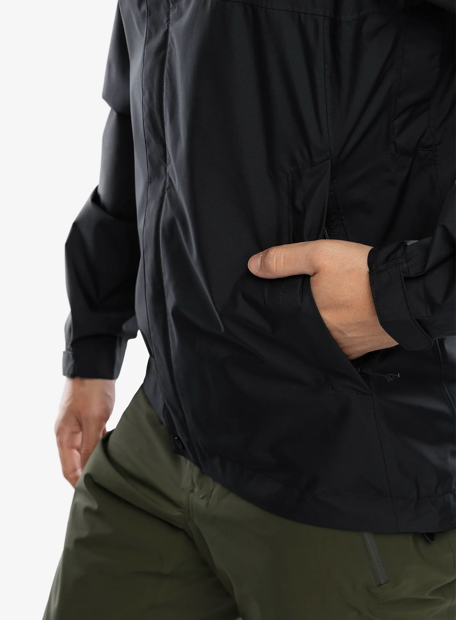 Куртка дощовик Rab Downpour Eco Jacket - black