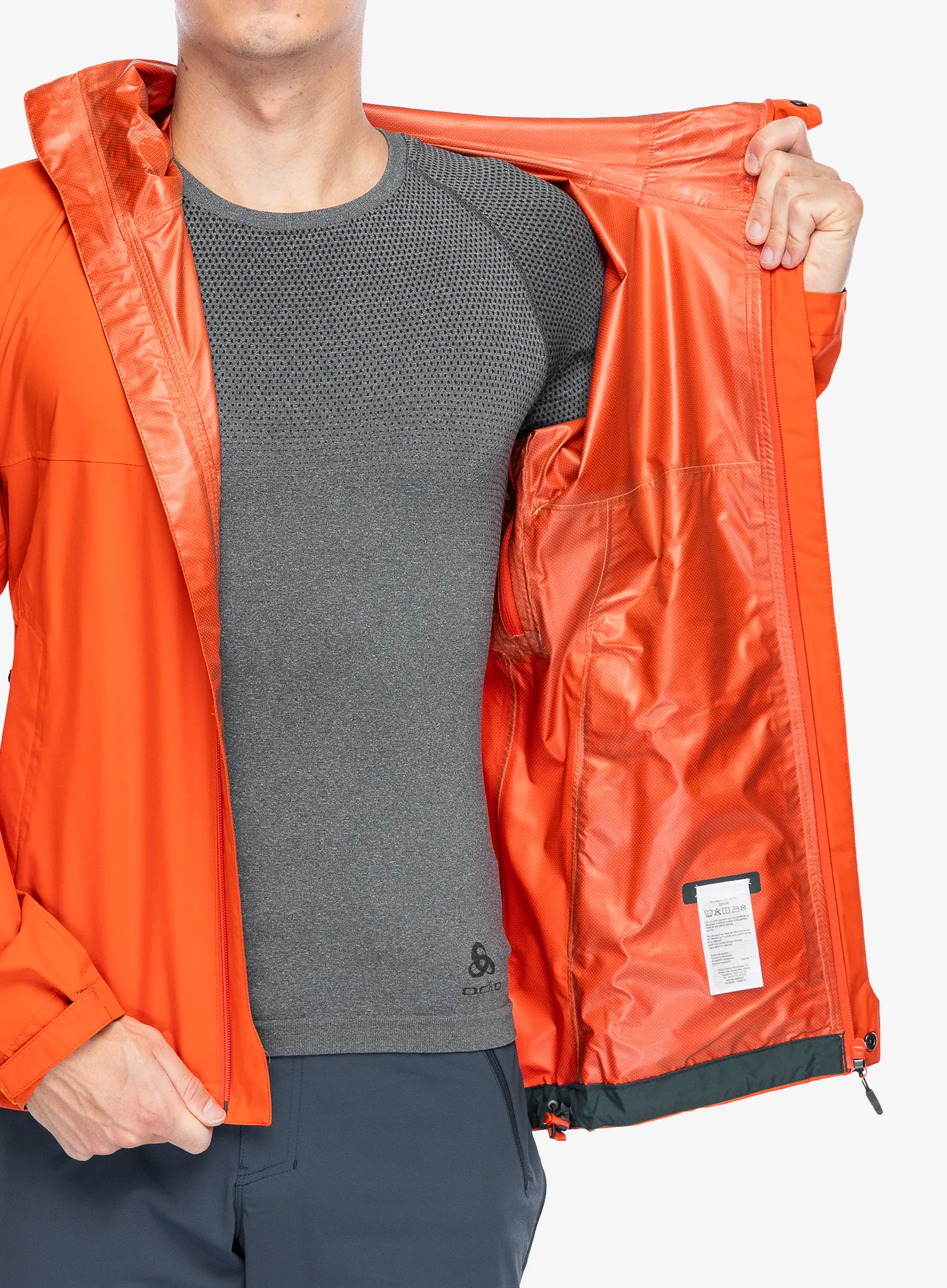 Куртка дощовик Rab Downpour Eco Jacket - firecracker