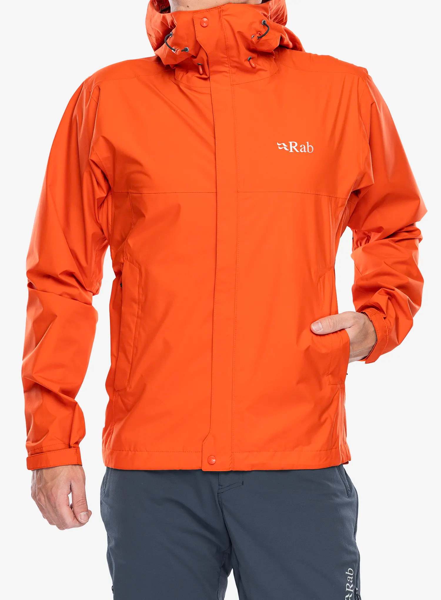 Куртка дощовик Rab Downpour Eco Jacket - firecracker